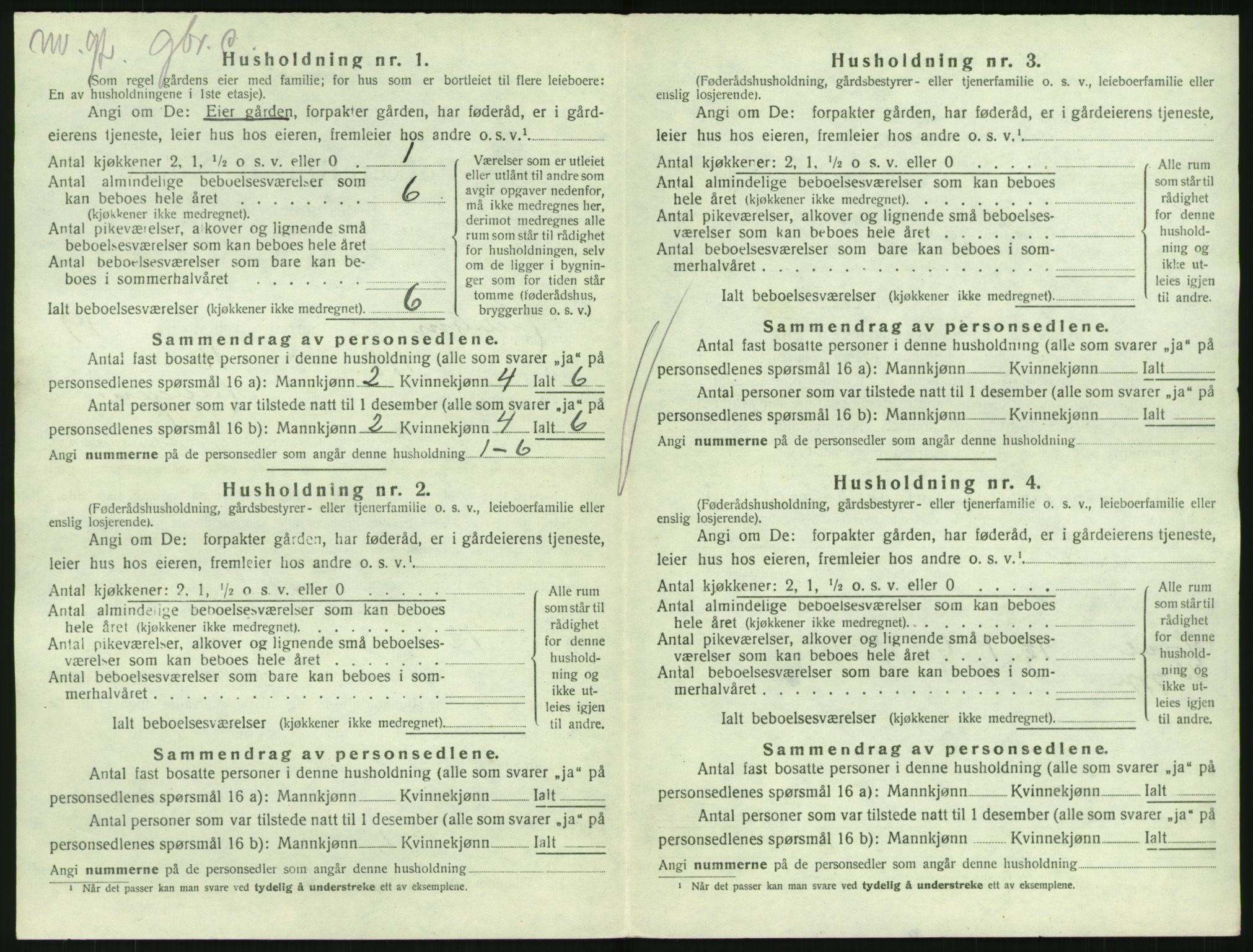 SAKO, 1920 census for Hedrum, 1920, p. 1670