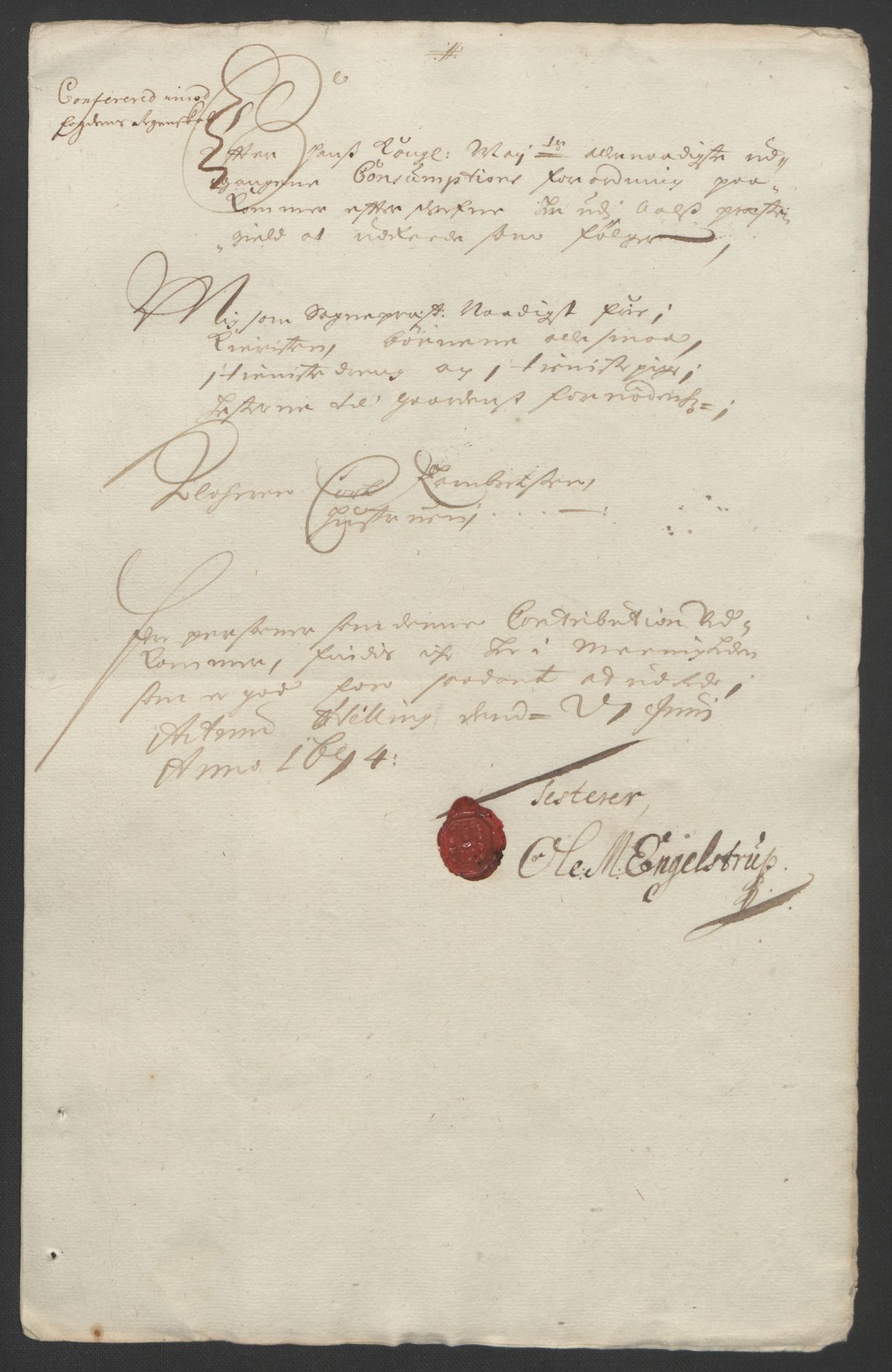 Rentekammeret inntil 1814, Reviderte regnskaper, Fogderegnskap, AV/RA-EA-4092/R22/L1451: Fogderegnskap Ringerike, Hallingdal og Buskerud, 1694, p. 248