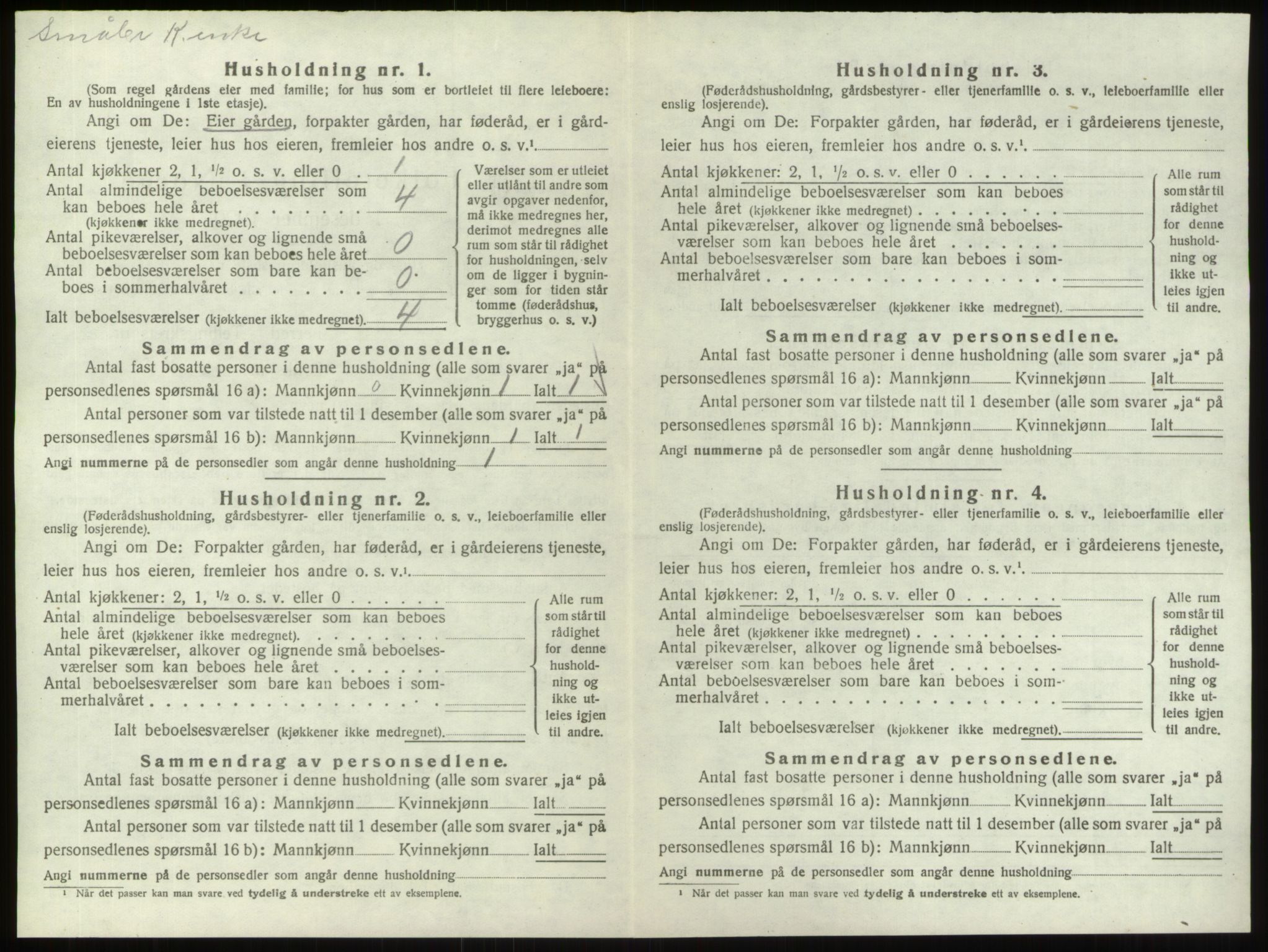 SAO, 1920 census for Hvaler, 1920, p. 985