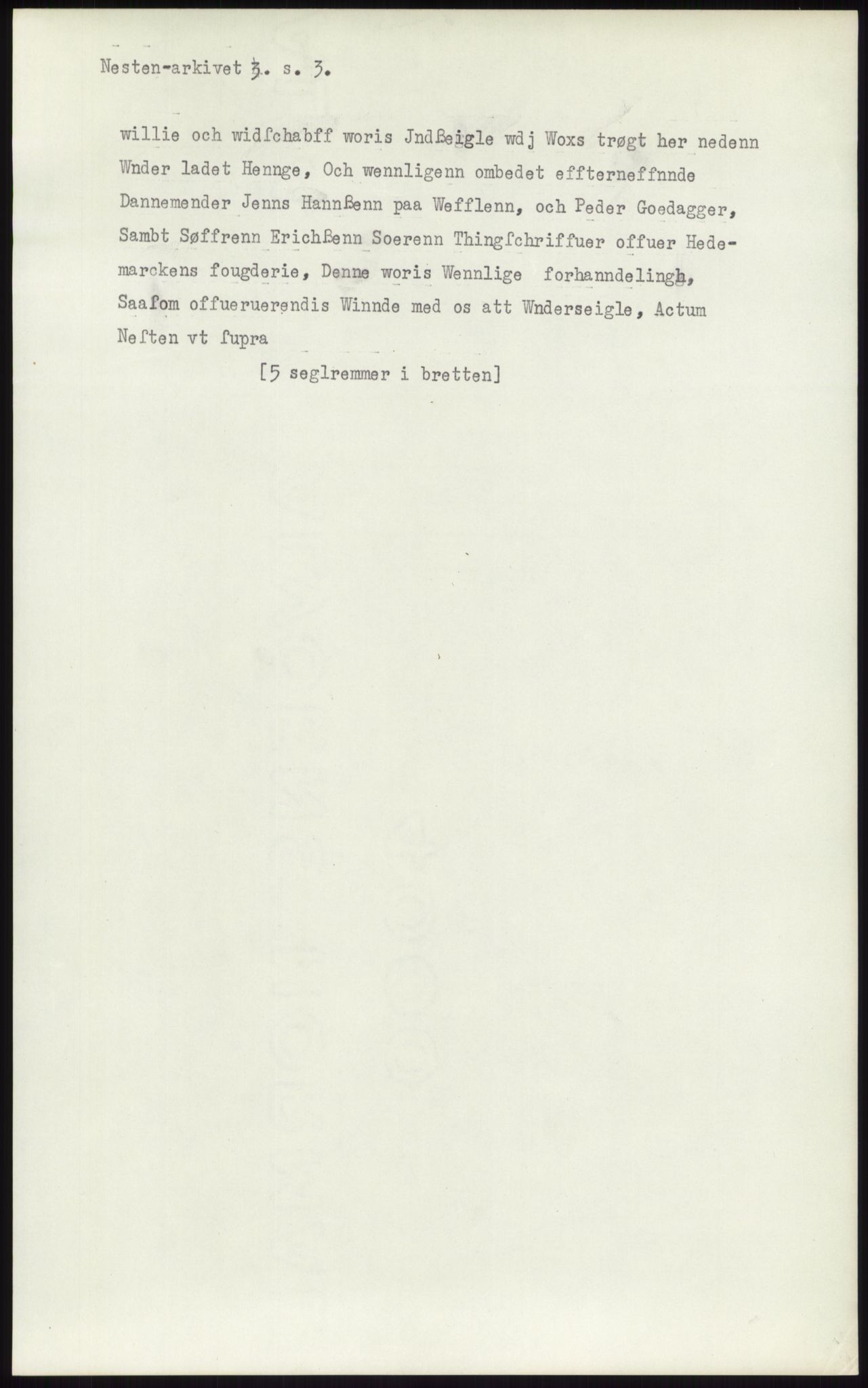 Samlinger til kildeutgivelse, Diplomavskriftsamlingen, RA/EA-4053/H/Ha, p. 1727