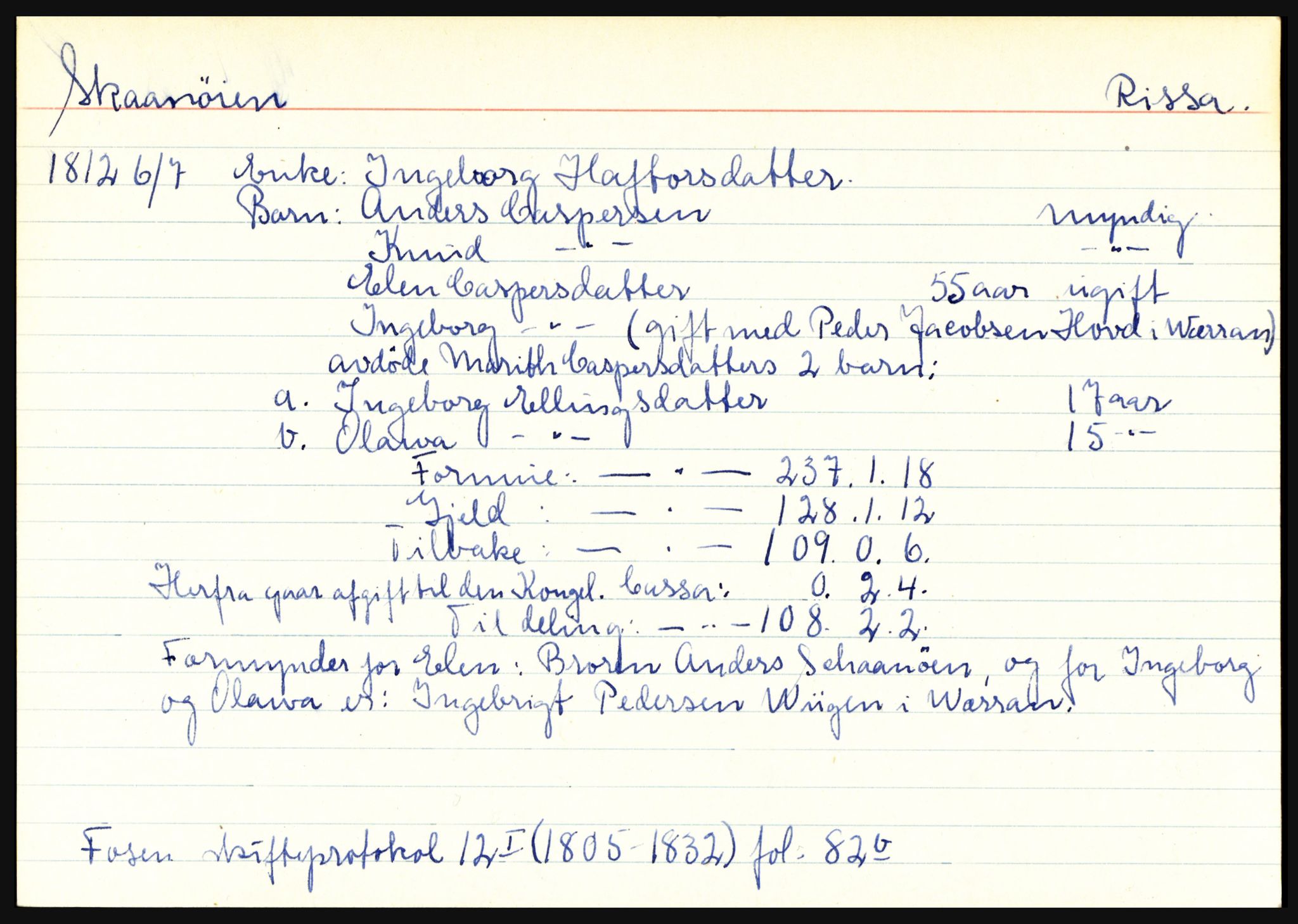 Fosen sorenskriveri, AV/SAT-A-1107/1/3, 1681-1823, p. 5405