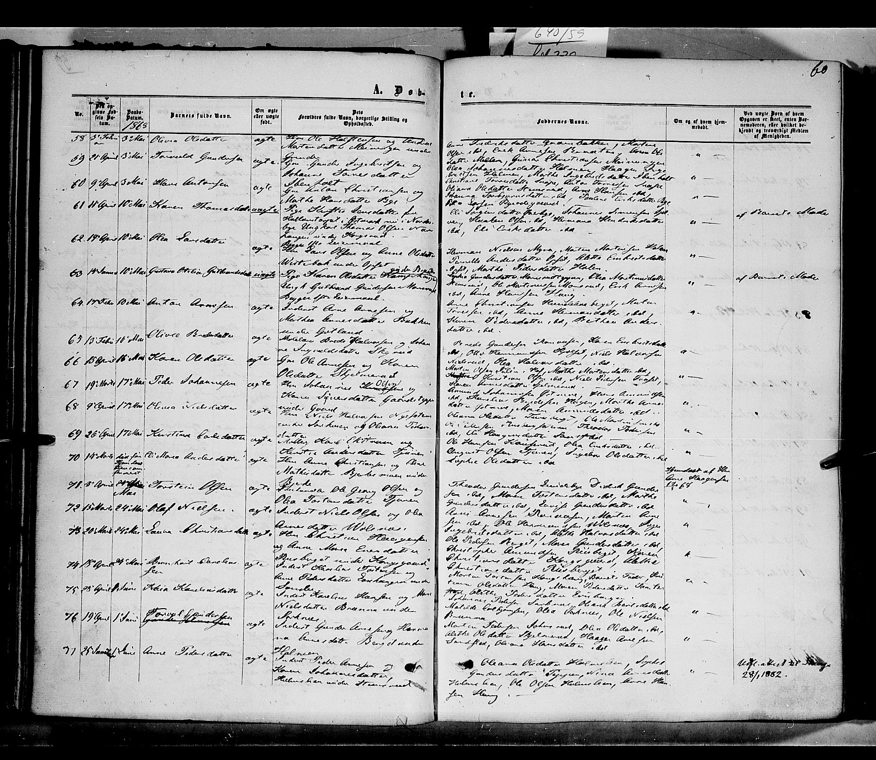 Grue prestekontor, AV/SAH-PREST-036/H/Ha/Haa/L0010: Parish register (official) no. 10, 1864-1873, p. 60