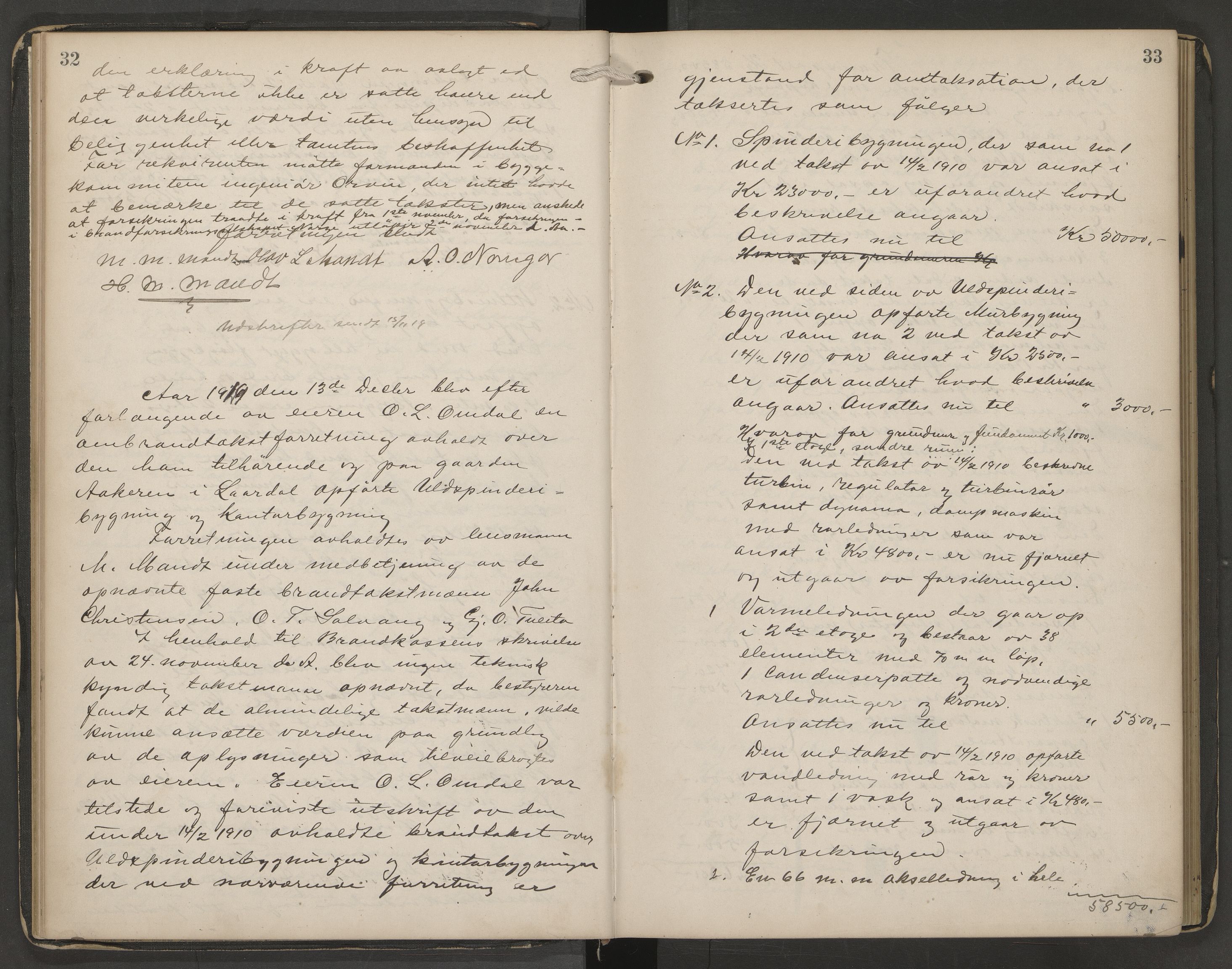 Lårdal lensmannskontor, AV/SAKO-A-564/Y/Yb/Yba/L0003: Branntakstprotokoll, 1919-1948