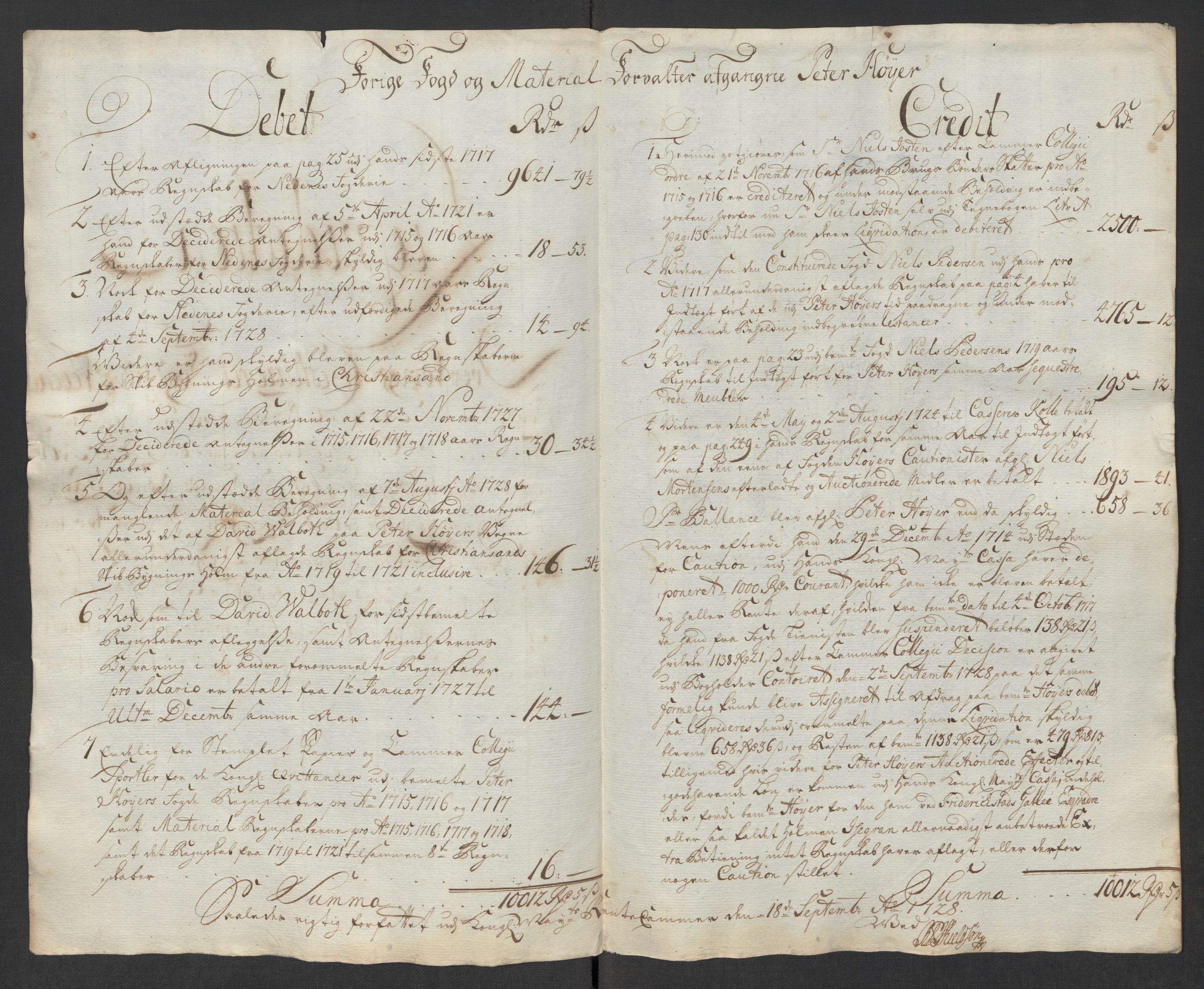 Rentekammeret inntil 1814, Reviderte regnskaper, Fogderegnskap, AV/RA-EA-4092/R39/L2326: Fogderegnskap Nedenes, 1717, p. 21