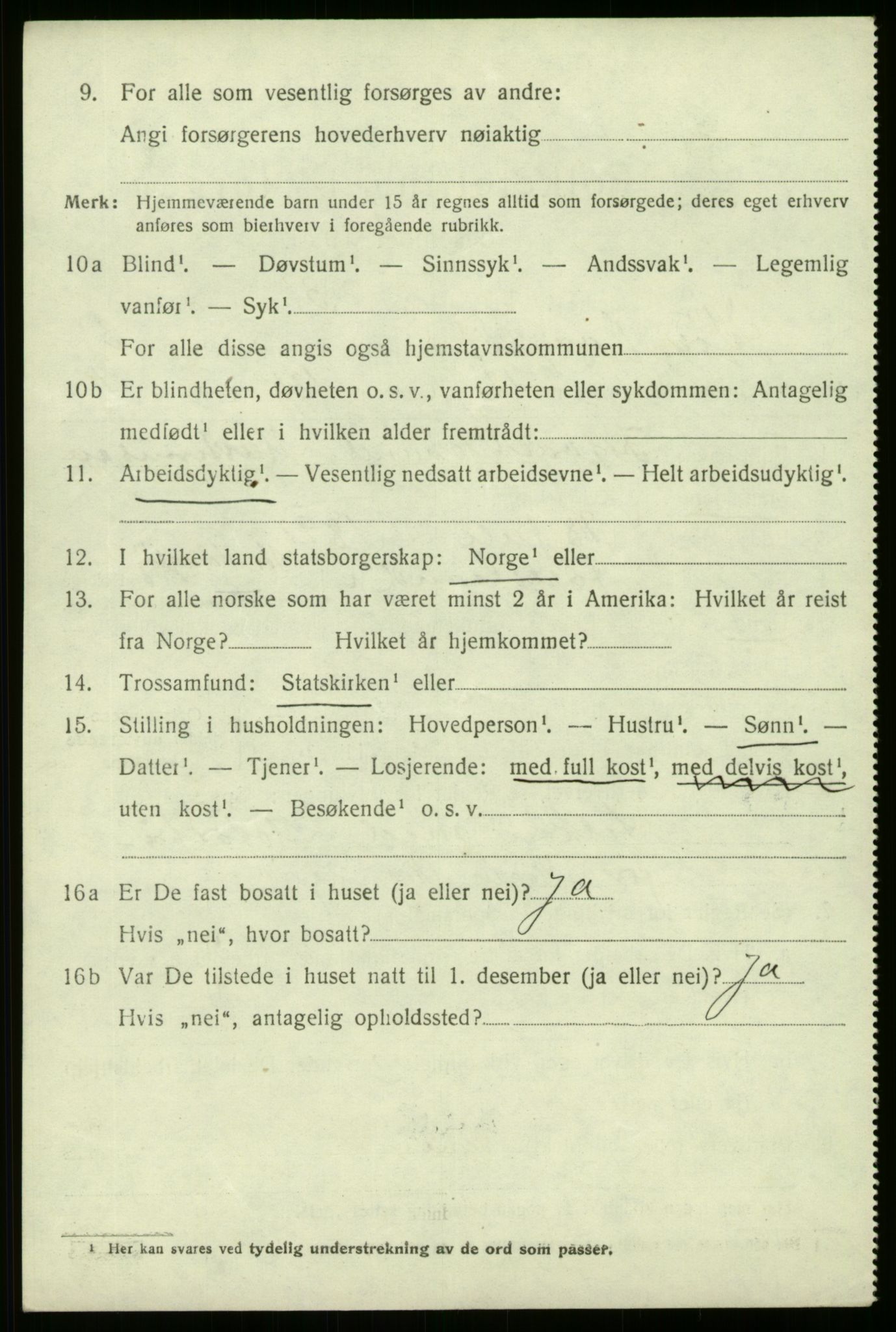 SAB, 1920 census for Sør-Vågsøy, 1920, p. 1693