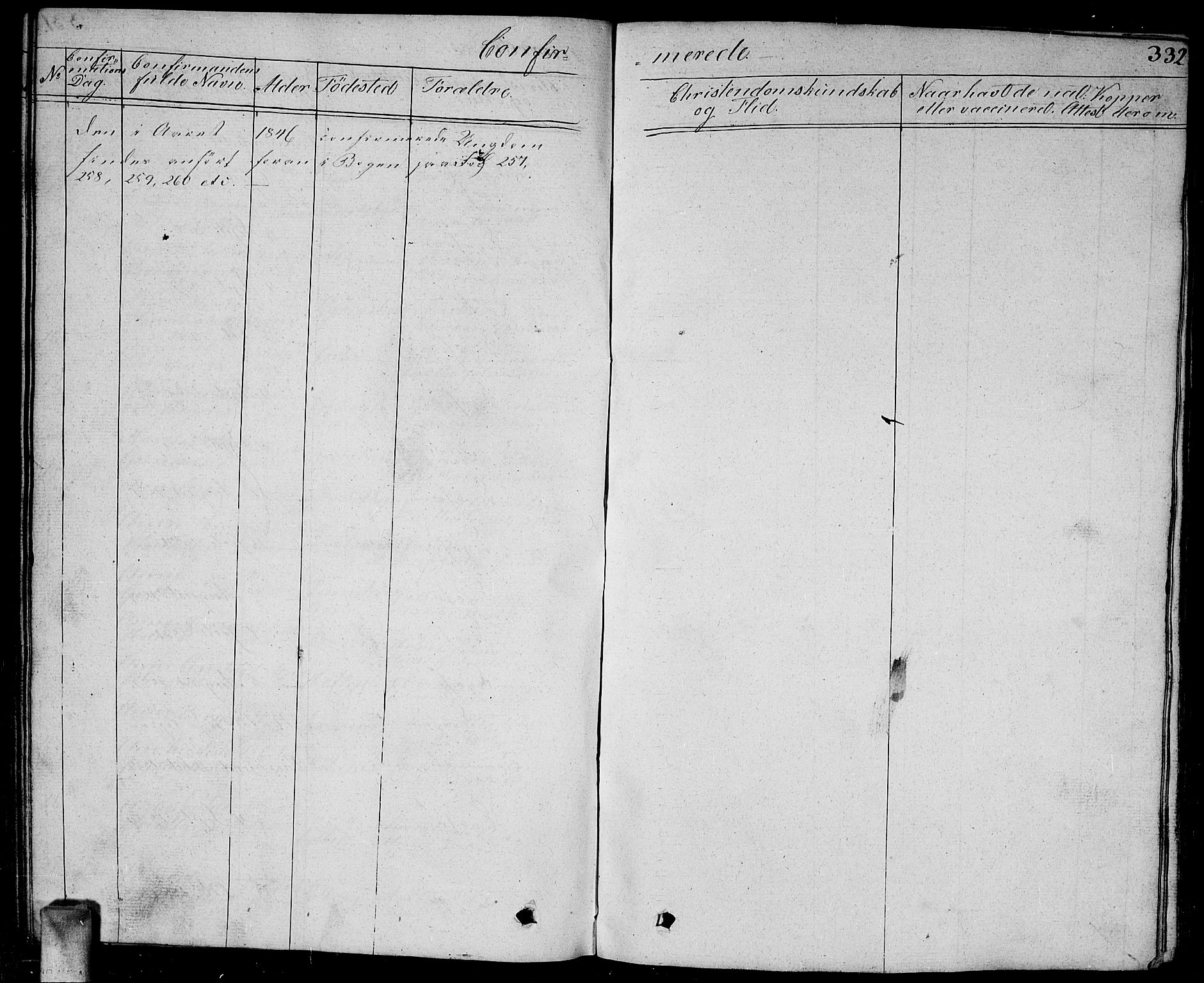 Enebakk prestekontor Kirkebøker, AV/SAO-A-10171c/G/Ga/L0003: Parish register (copy) no. I 3, 1833-1849, p. 332