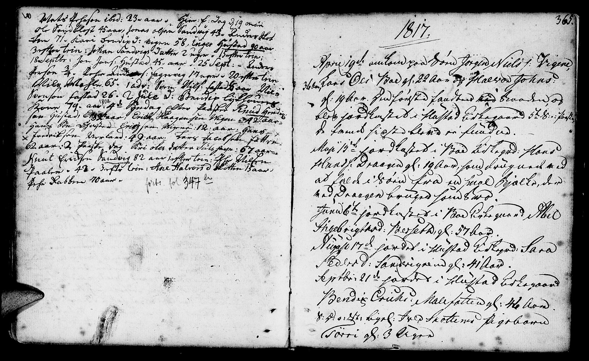 Ministerialprotokoller, klokkerbøker og fødselsregistre - Møre og Romsdal, AV/SAT-A-1454/566/L0761: Parish register (official) no. 566A02 /1, 1767-1817, p. 365