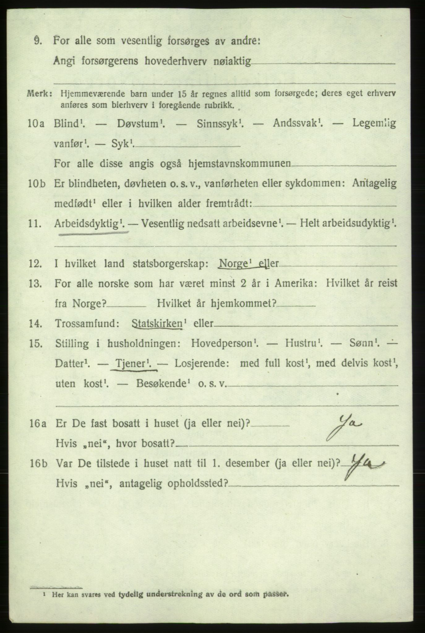 SAB, 1920 census for Vikebygd, 1920, p. 1550