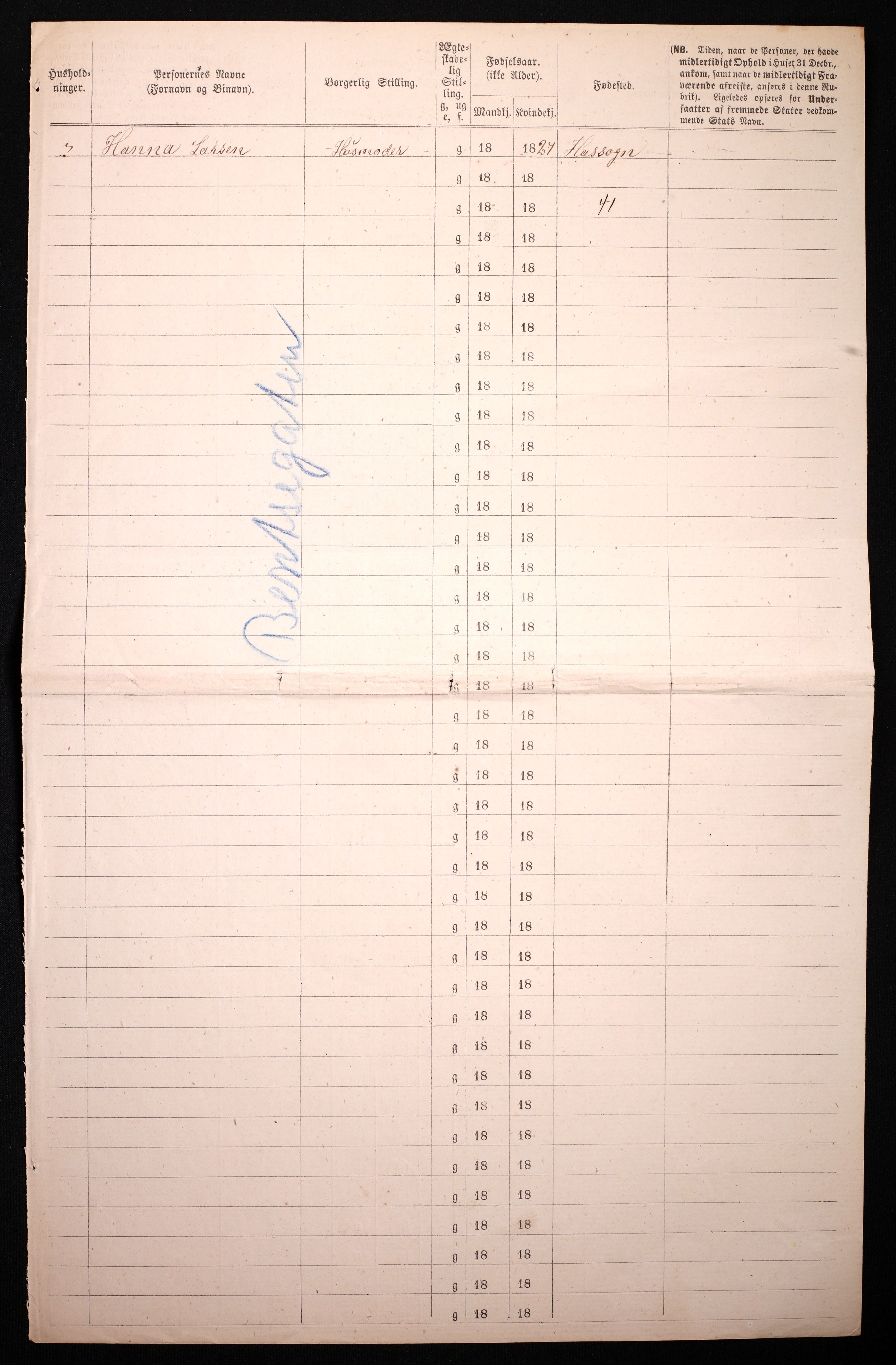 RA, 1870 census for 0301 Kristiania, 1870, p. 364