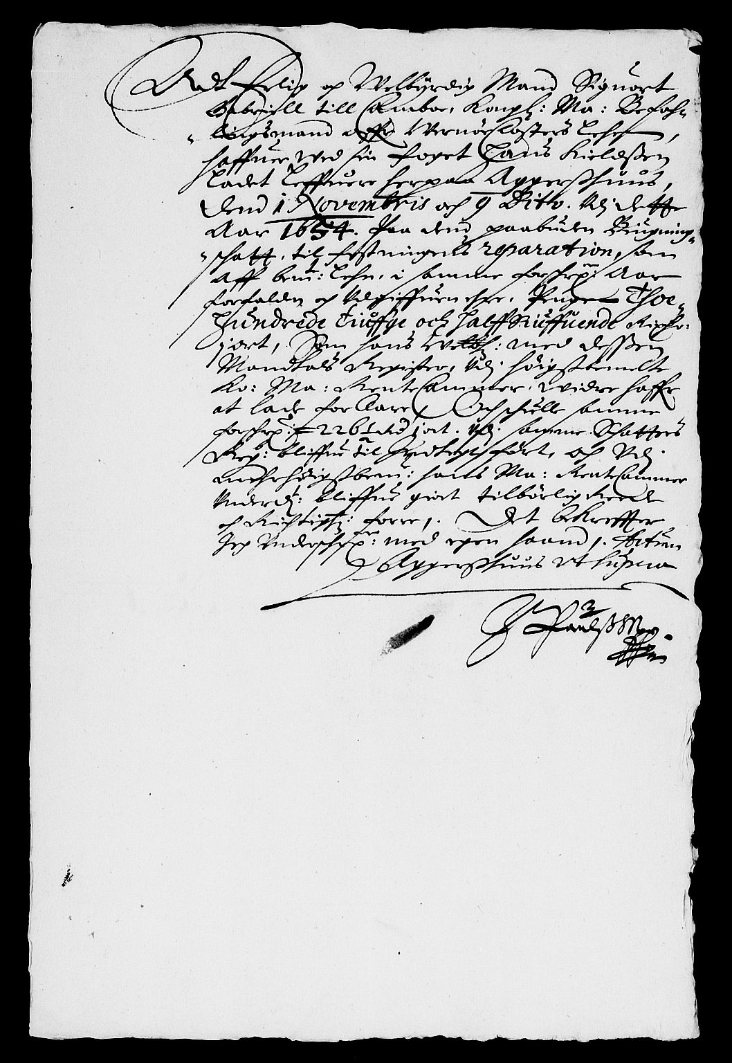 Rentekammeret inntil 1814, Reviderte regnskaper, Lensregnskaper, AV/RA-EA-5023/R/Rb/Rbg/L0010: Verne kloster len, 1653-1660