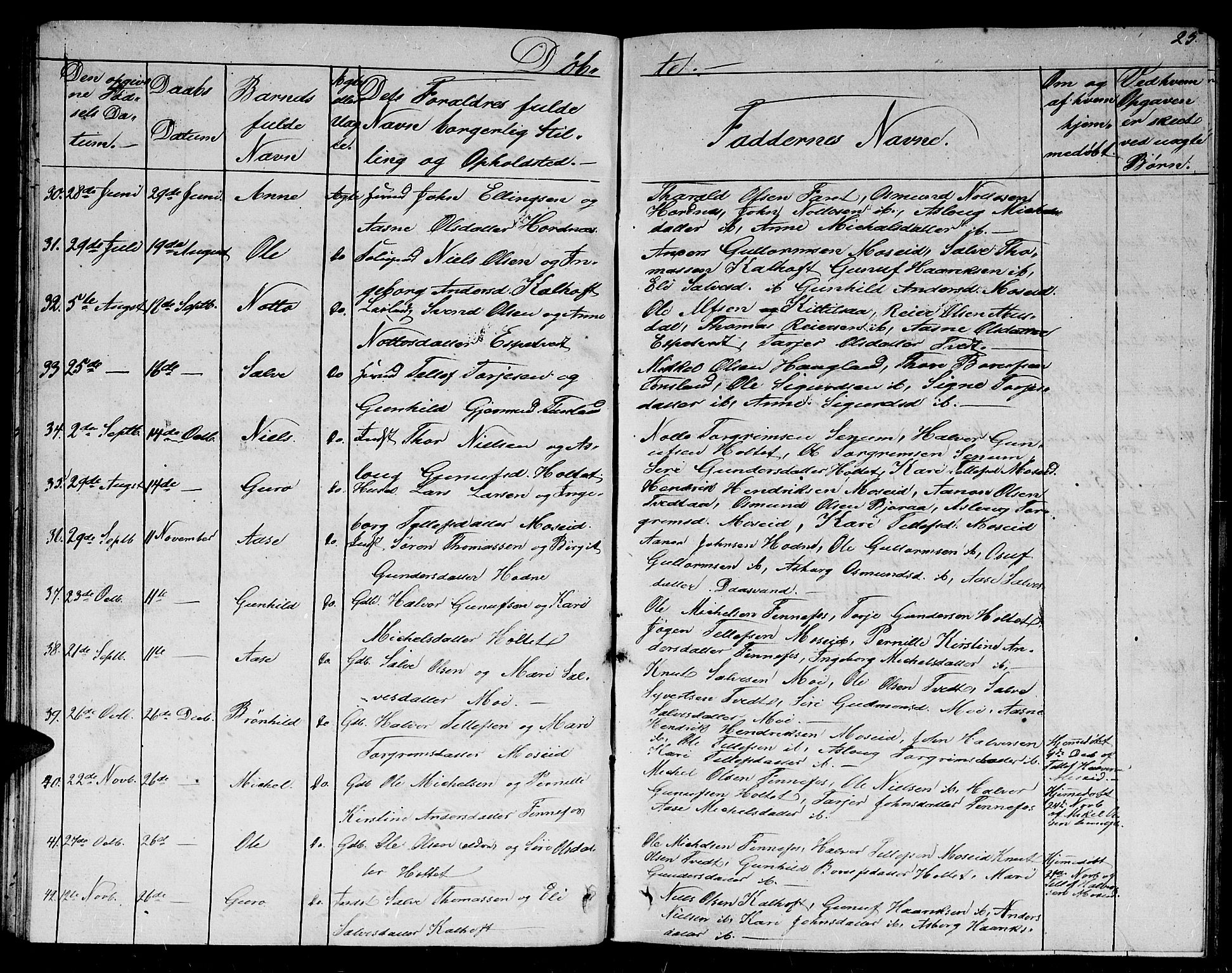 Evje sokneprestkontor, AV/SAK-1111-0008/F/Fb/Fbb/L0001: Parish register (copy) no. B 1, 1849-1878, p. 25