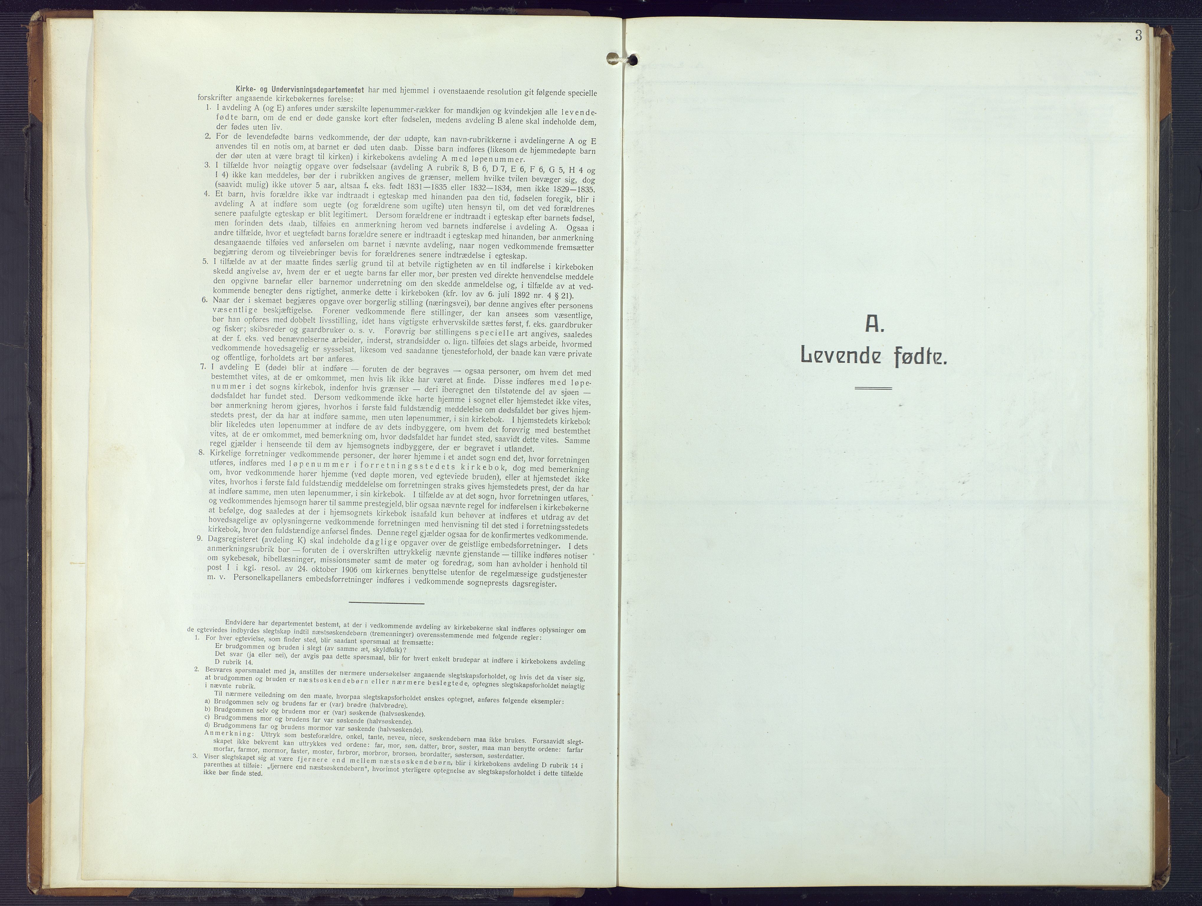 Valle sokneprestkontor, SAK/1111-0044/F/Fb/Fbb/L0003: Parish register (copy) no. B 3, 1921-1948, p. 3