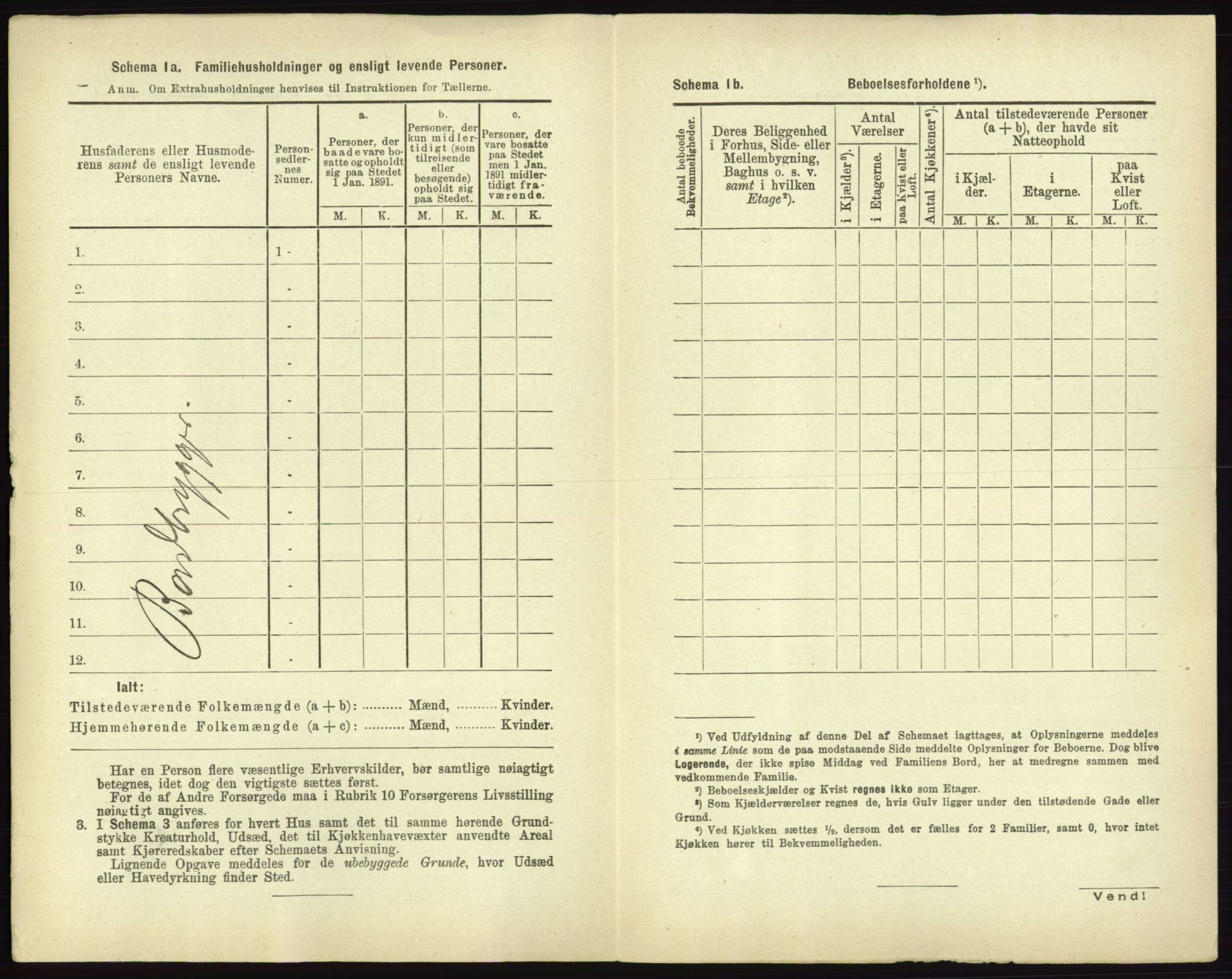 RA, 1891 census for 0101 Fredrikshald, 1891, p. 711