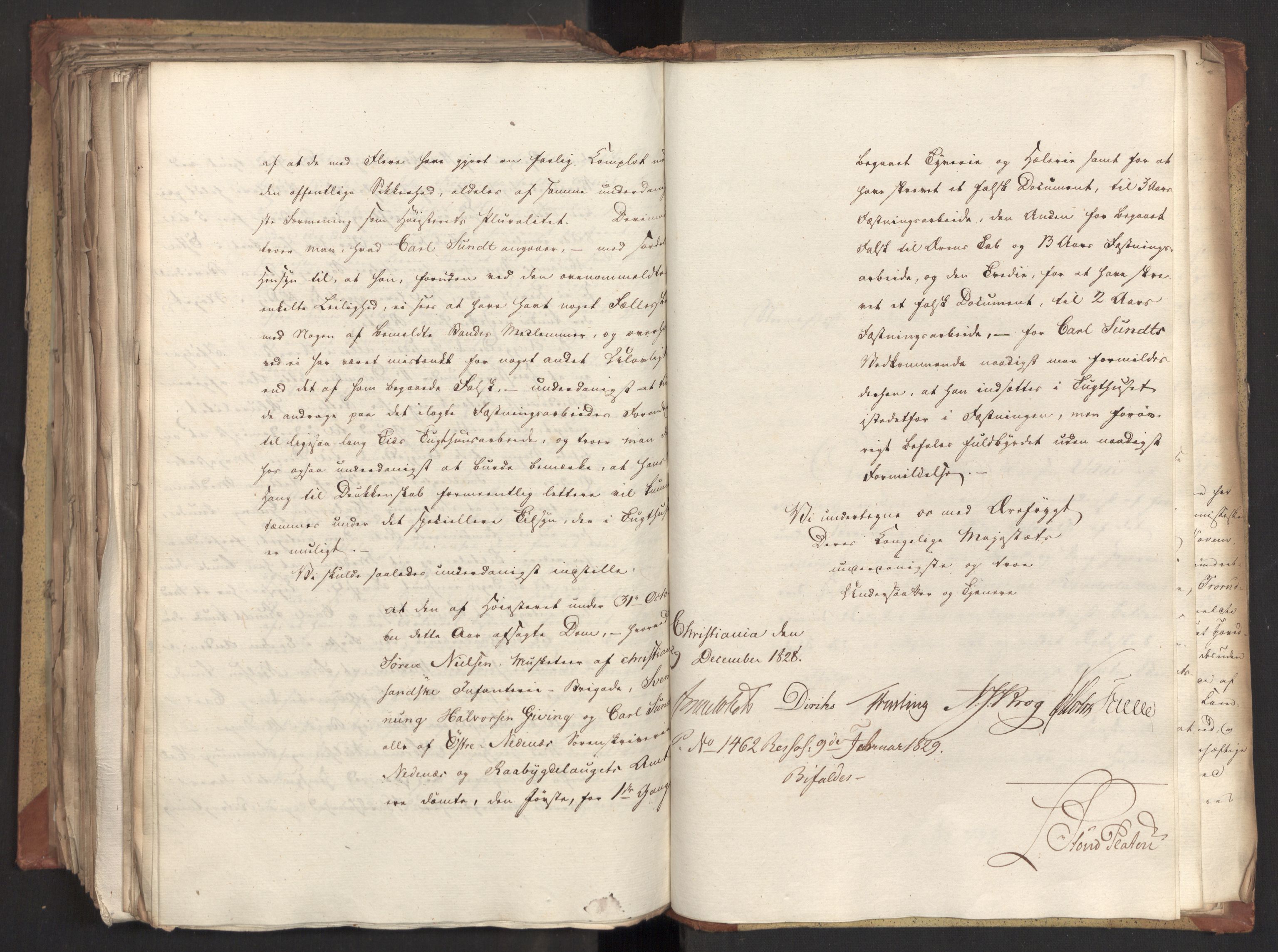 Statsrådsavdelingen i Stockholm, AV/RA-S-1003/D/Da/L0057: Regjeringsinnstillinger nr. 651-807, 1828, p. 433