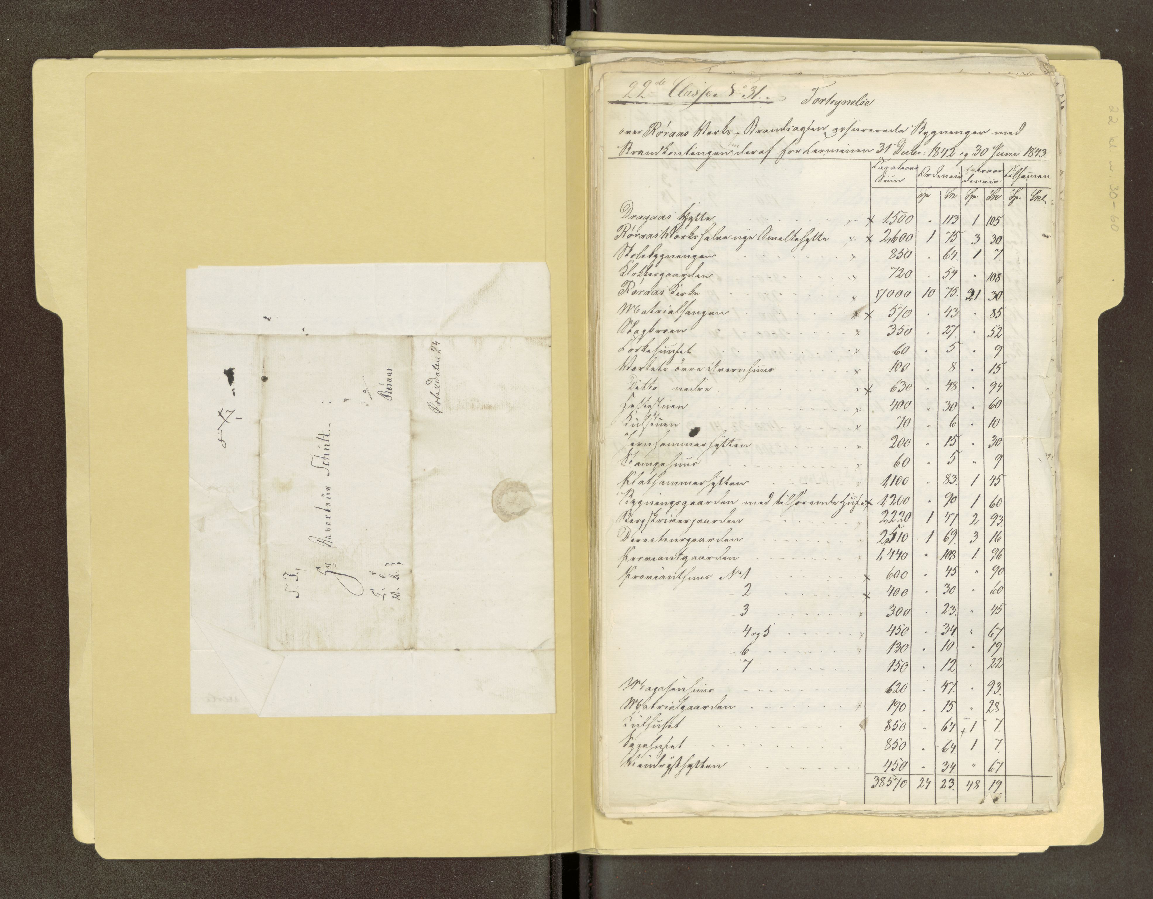 Røros kobberverk, AV/SAT-PA-0211/1/22/L0001: Branntakstforretninger, 1824-1931, p. 110