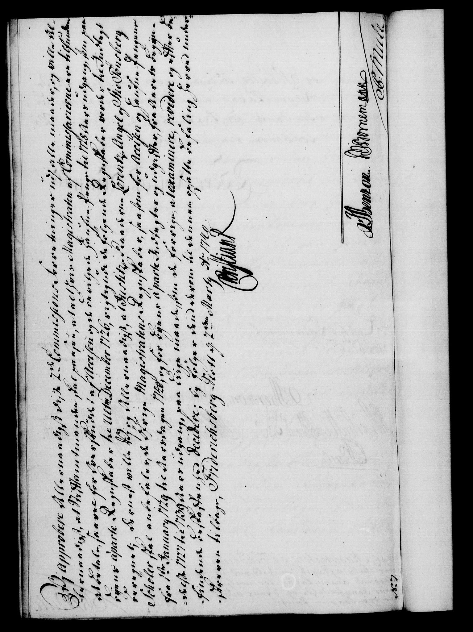 Rentekammeret, Kammerkanselliet, RA/EA-3111/G/Gf/Gfa/L0023: Norsk relasjons- og resolusjonsprotokoll (merket RK 52.23), 1740, p. 154