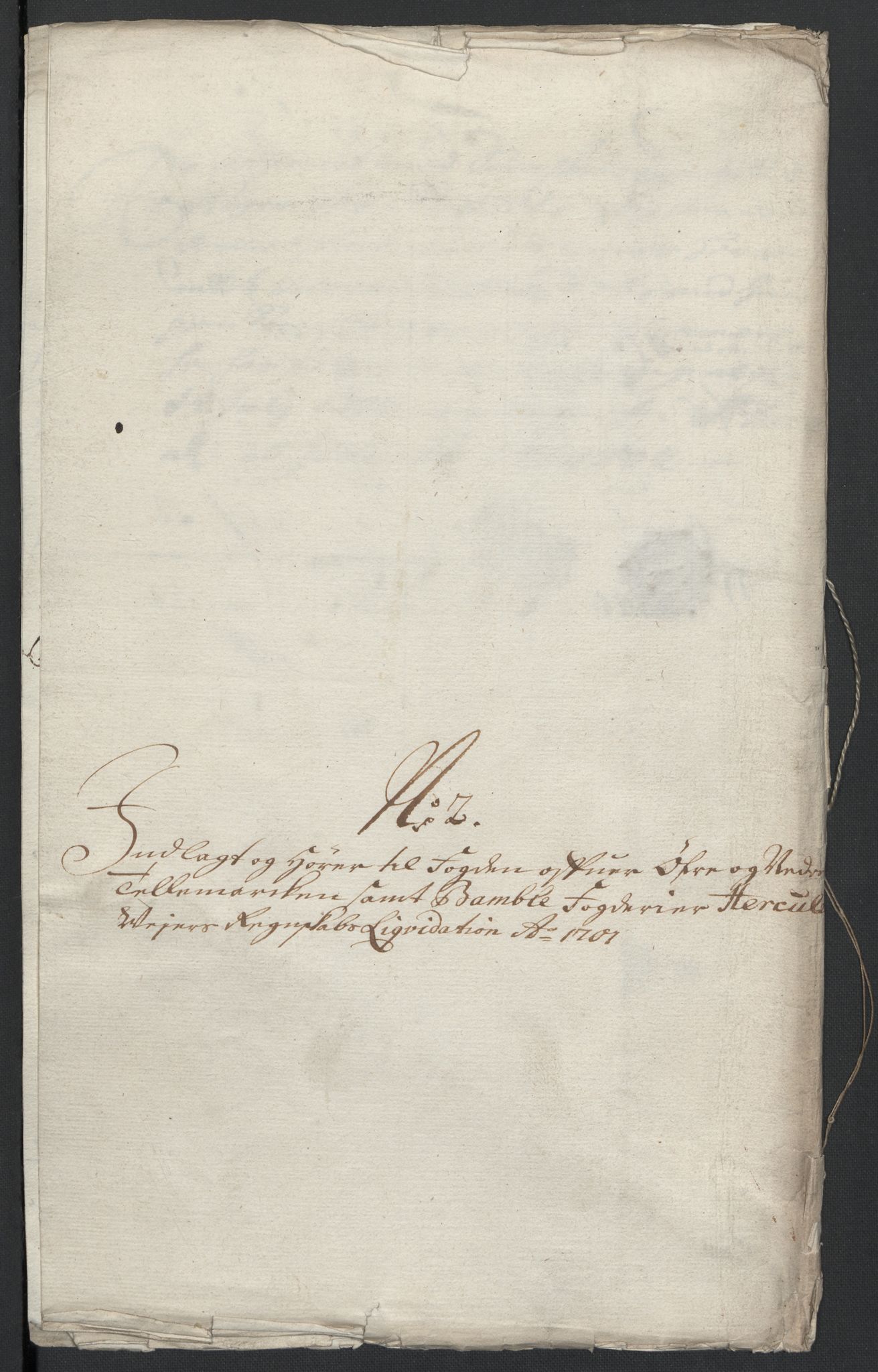 Rentekammeret inntil 1814, Reviderte regnskaper, Fogderegnskap, AV/RA-EA-4092/R36/L2105: Fogderegnskap Øvre og Nedre Telemark og Bamble, 1701, p. 44