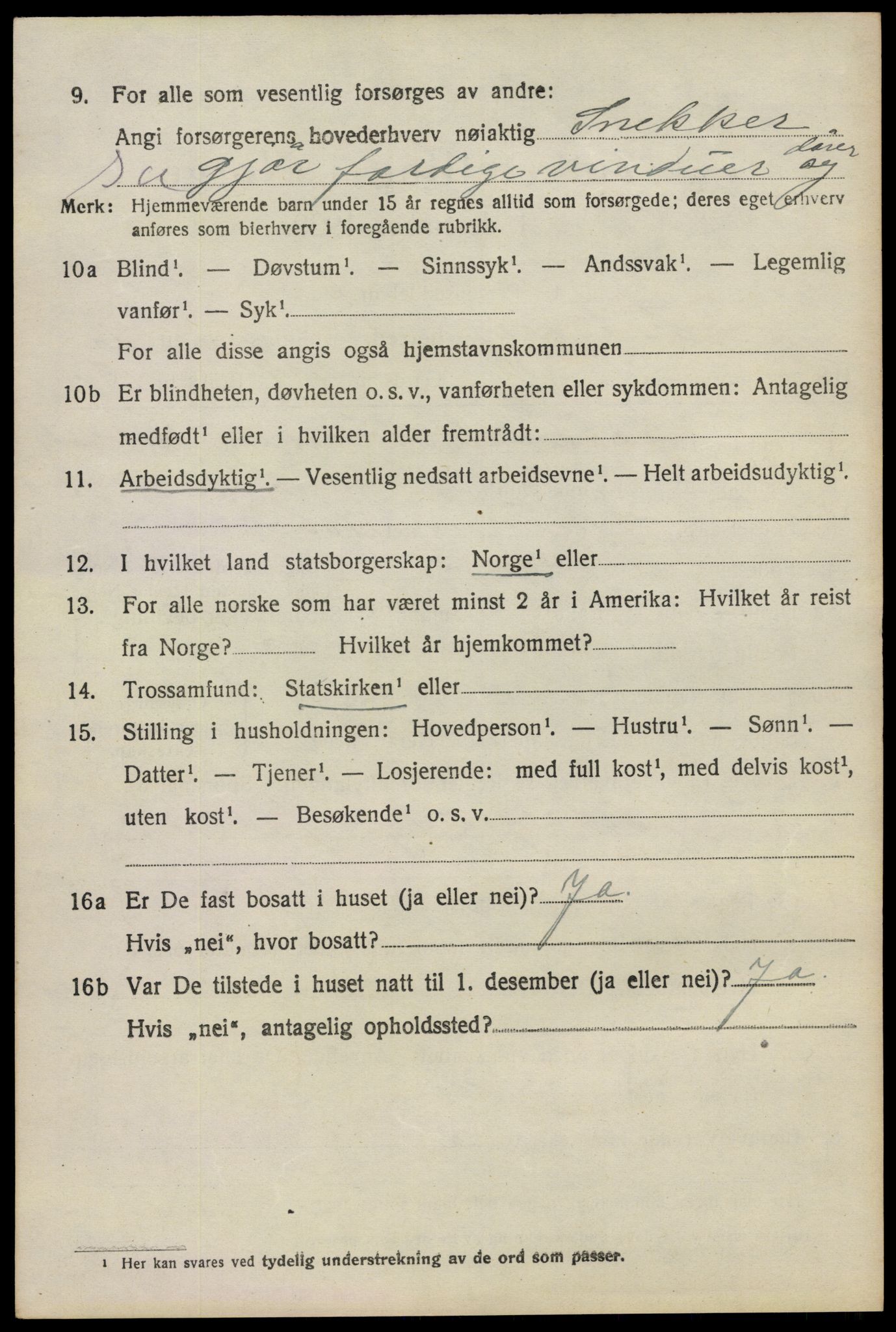 SAO, 1920 census for Eidsberg, 1920, p. 10596