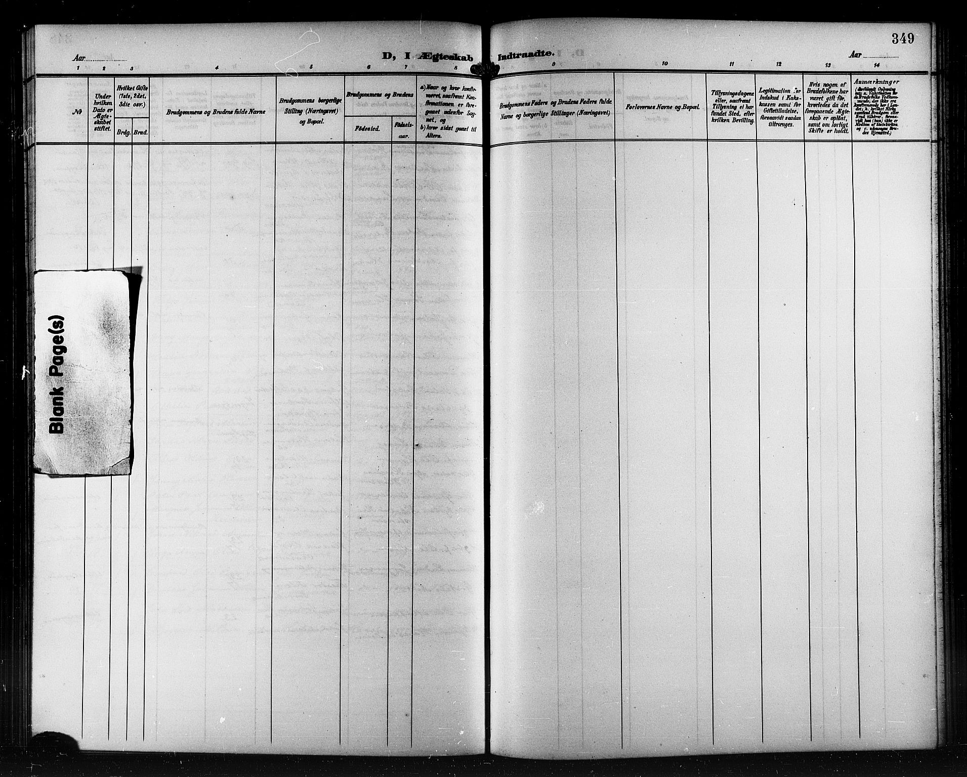 Trondenes sokneprestkontor, SATØ/S-1319/H/Hb/L0012klokker: Parish register (copy) no. 12, 1907-1916, p. 349
