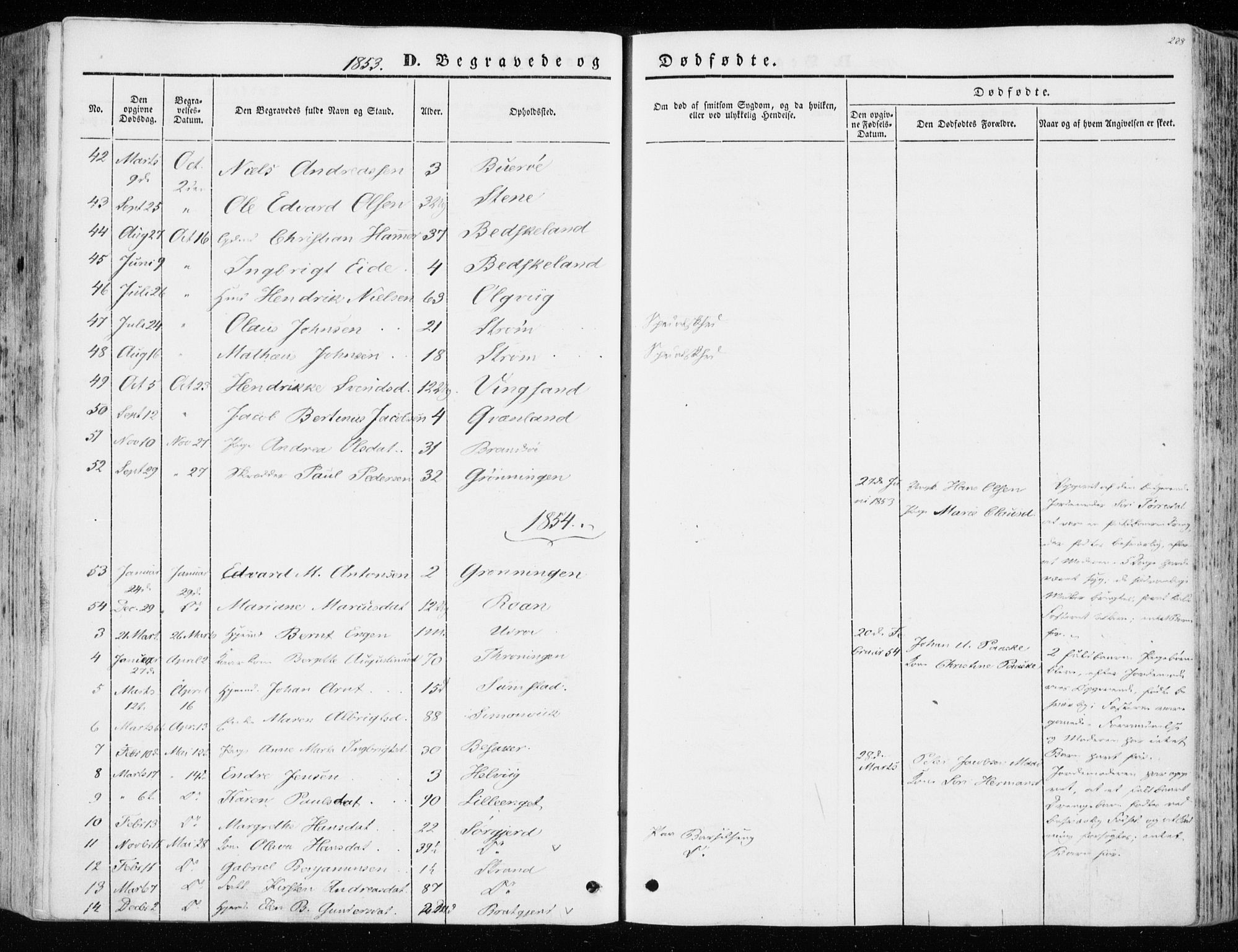 Ministerialprotokoller, klokkerbøker og fødselsregistre - Sør-Trøndelag, SAT/A-1456/657/L0704: Parish register (official) no. 657A05, 1846-1857, p. 238