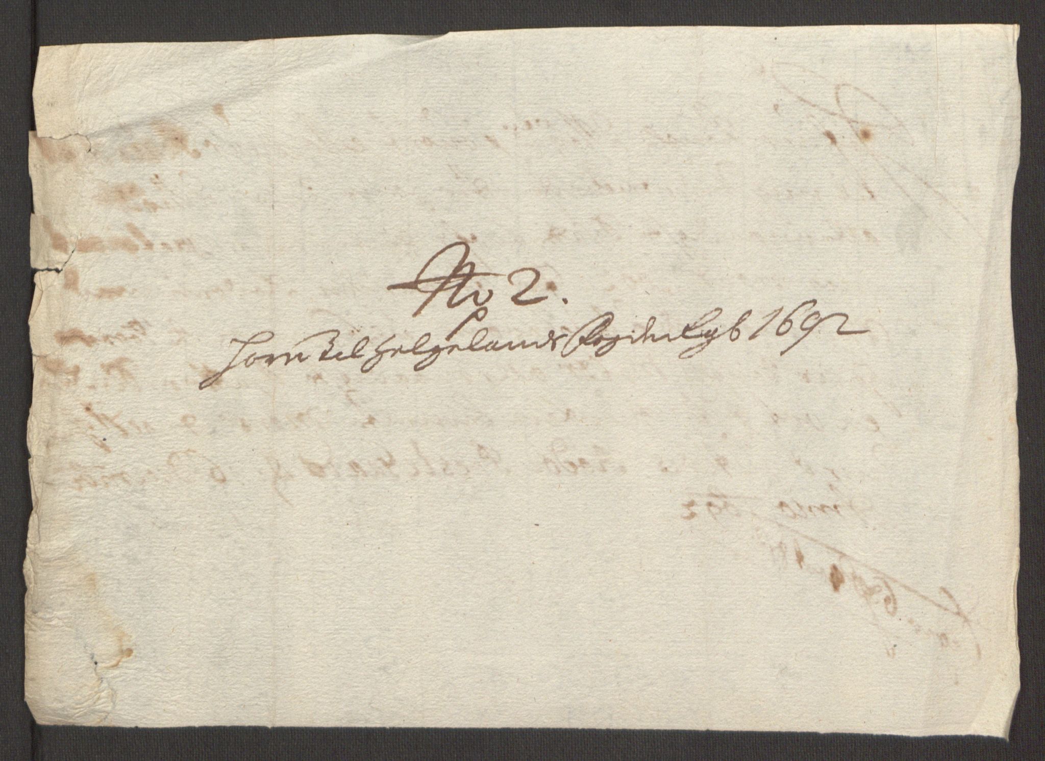 Rentekammeret inntil 1814, Reviderte regnskaper, Fogderegnskap, AV/RA-EA-4092/R65/L4504: Fogderegnskap Helgeland, 1691-1692, p. 316