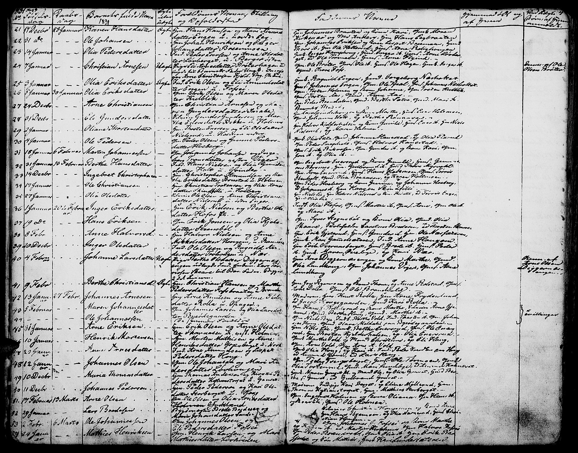 Grue prestekontor, SAH/PREST-036/H/Ha/Haa/L0007: Parish register (official) no. 7, 1830-1847, p. 4