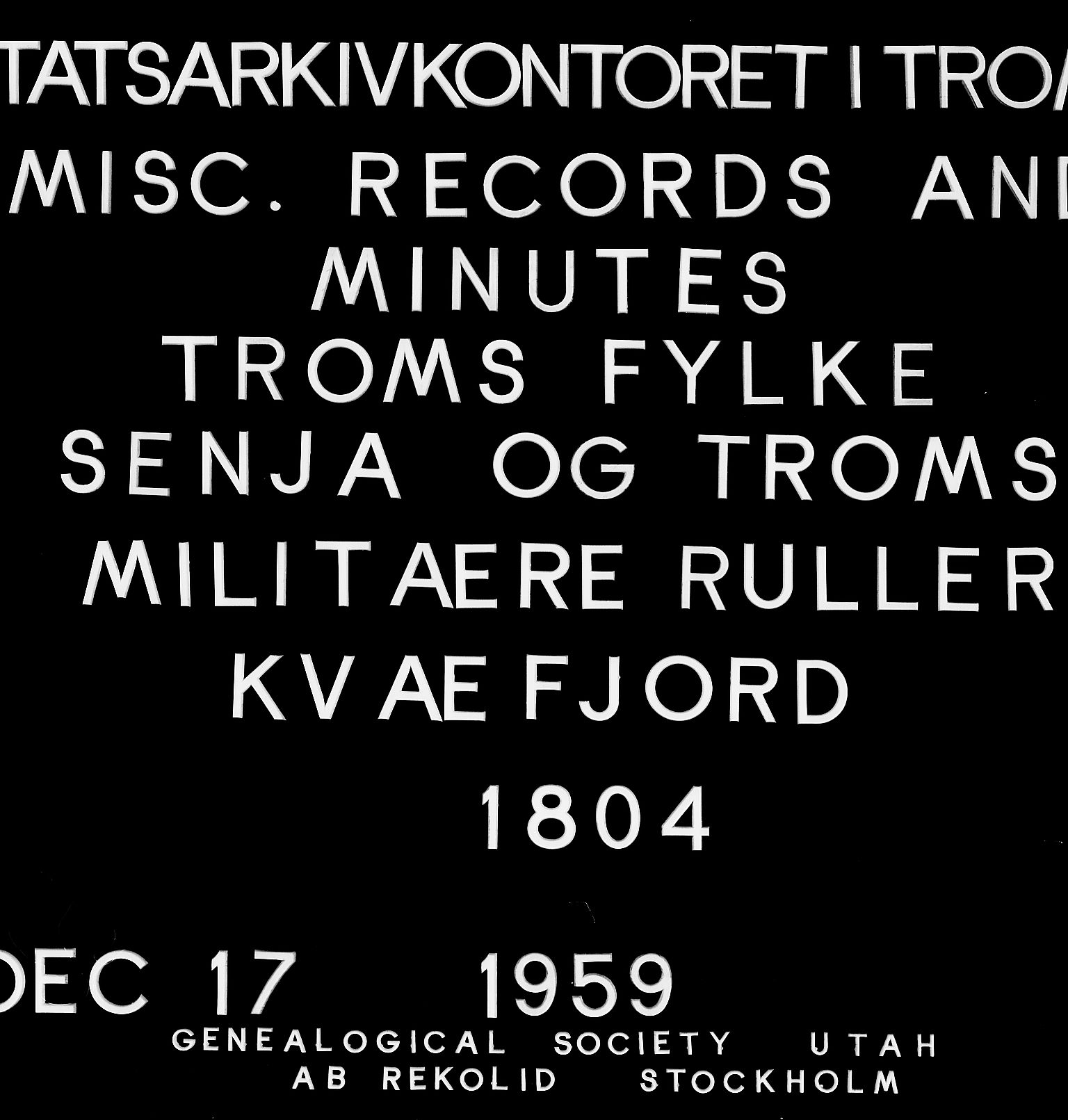 Senja og Tromsø fogderi, SATØ/S-0061/Zhb, 1804-1812, p. 85