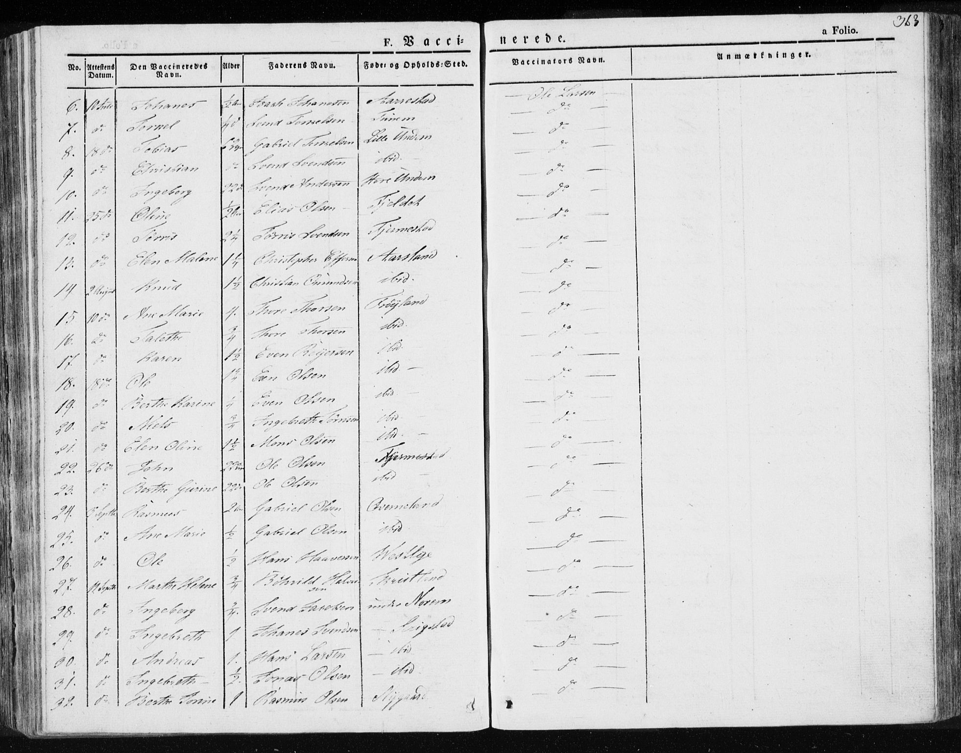 Lye sokneprestkontor, AV/SAST-A-101794/001/30BA/L0004: Parish register (official) no. A 4, 1826-1841, p. 363