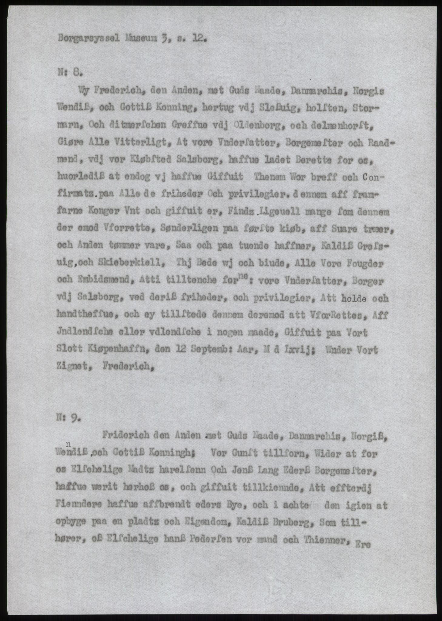 Samlinger til kildeutgivelse, Diplomavskriftsamlingen, AV/RA-EA-4053/H/Ha, p. 45