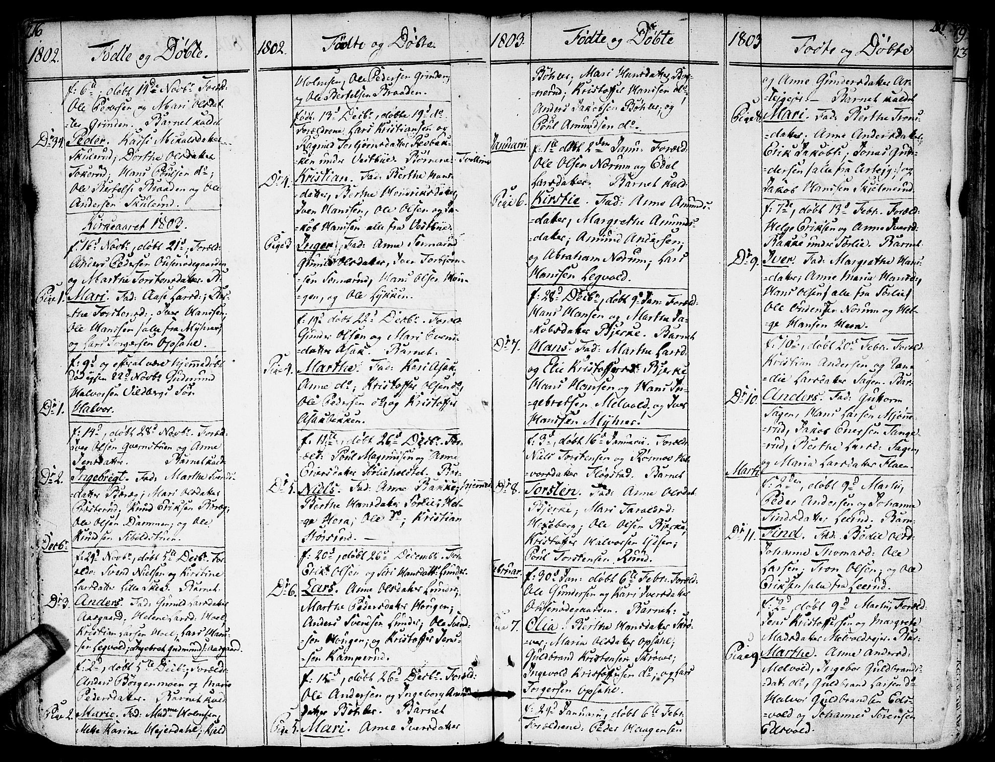 Sørum prestekontor Kirkebøker, AV/SAO-A-10303/F/Fa/L0002: Parish register (official) no. I 2, 1759-1814, p. 216-217