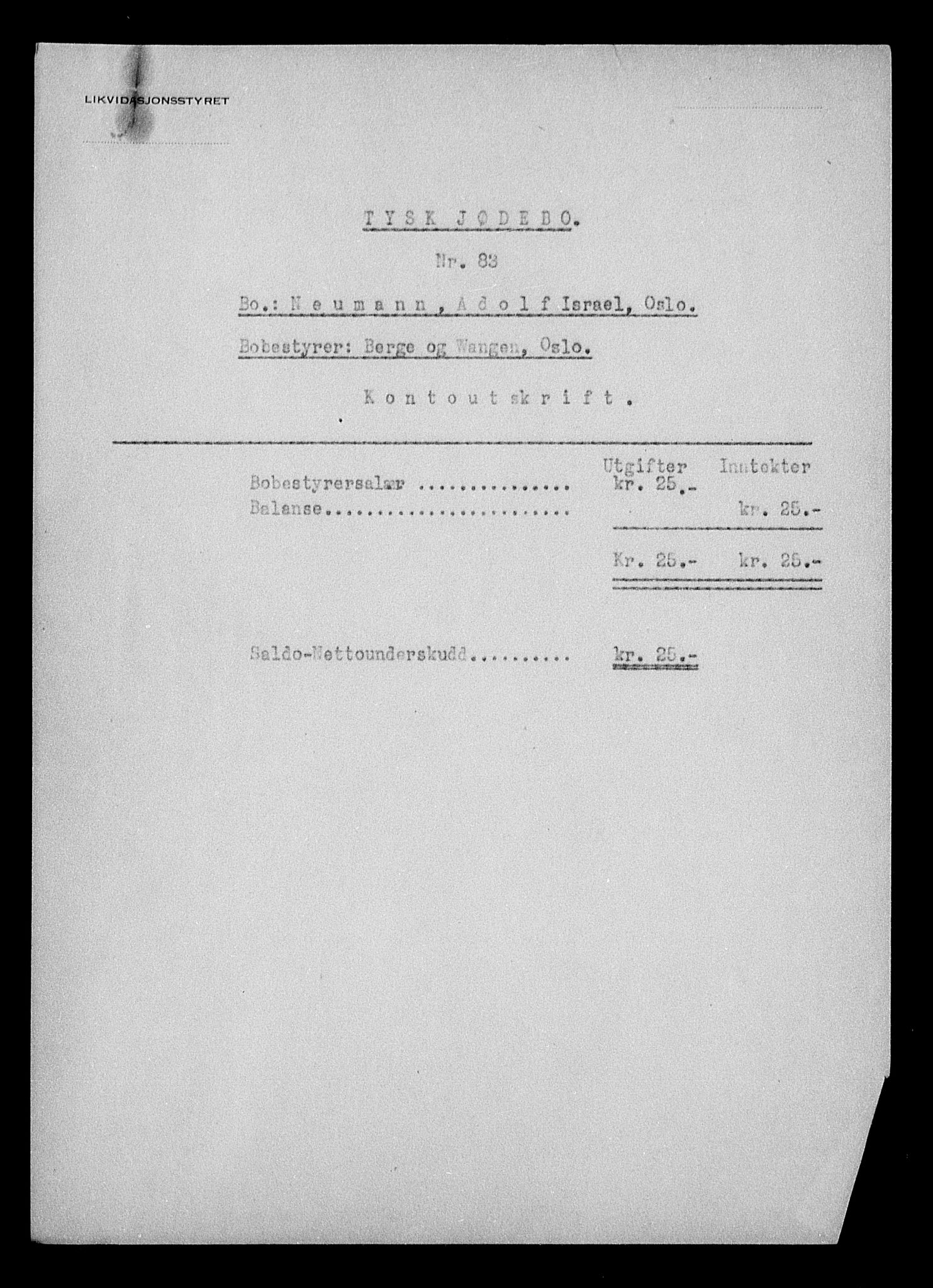 Justisdepartementet, Tilbakeføringskontoret for inndratte formuer, AV/RA-S-1564/H/Hc/Hcc/L0967: --, 1945-1947, p. 280