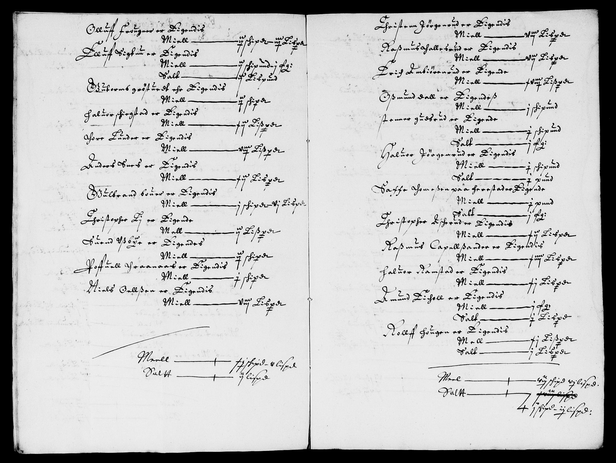 Rentekammeret inntil 1814, Reviderte regnskaper, Lensregnskaper, AV/RA-EA-5023/R/Rb/Rba/L0189: Akershus len, 1646-1647