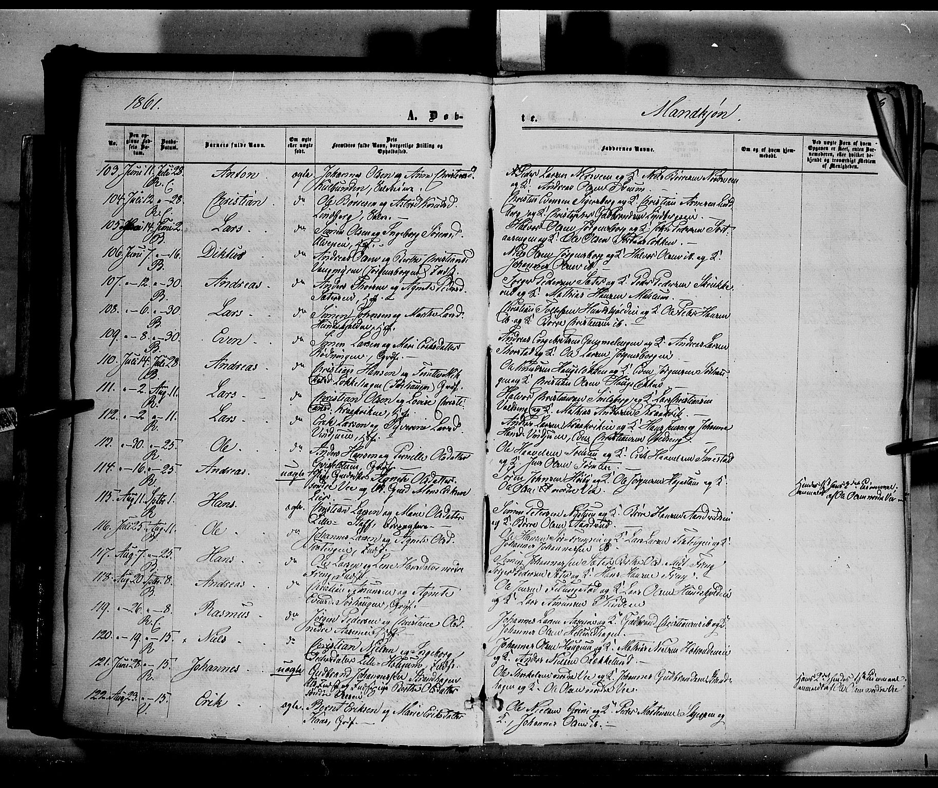 Ringsaker prestekontor, AV/SAH-PREST-014/K/Ka/L0010: Parish register (official) no. 10, 1861-1869, p. 6