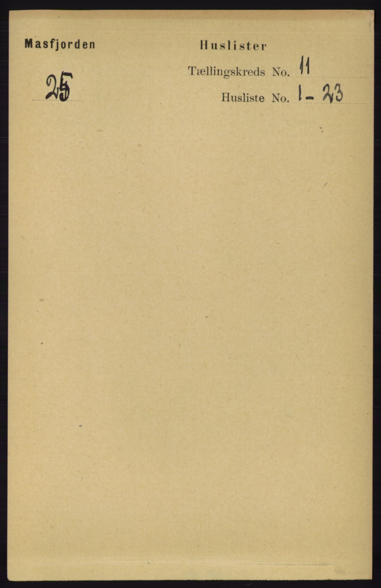 RA, 1891 census for 1266 Masfjorden, 1891, p. 2242