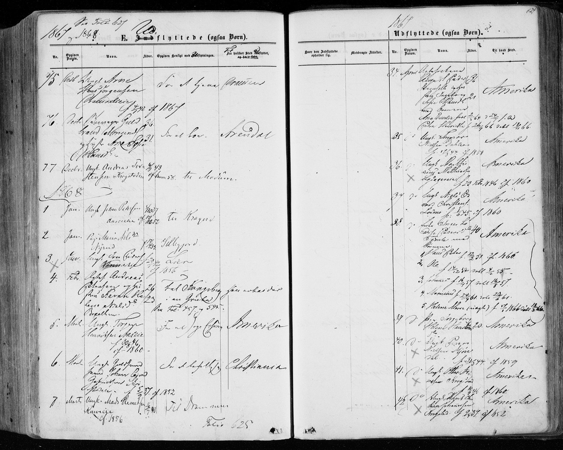 Eiker kirkebøker, SAKO/A-4/F/Fa/L0016: Parish register (official) no. I 16, 1860-1868, p. 624