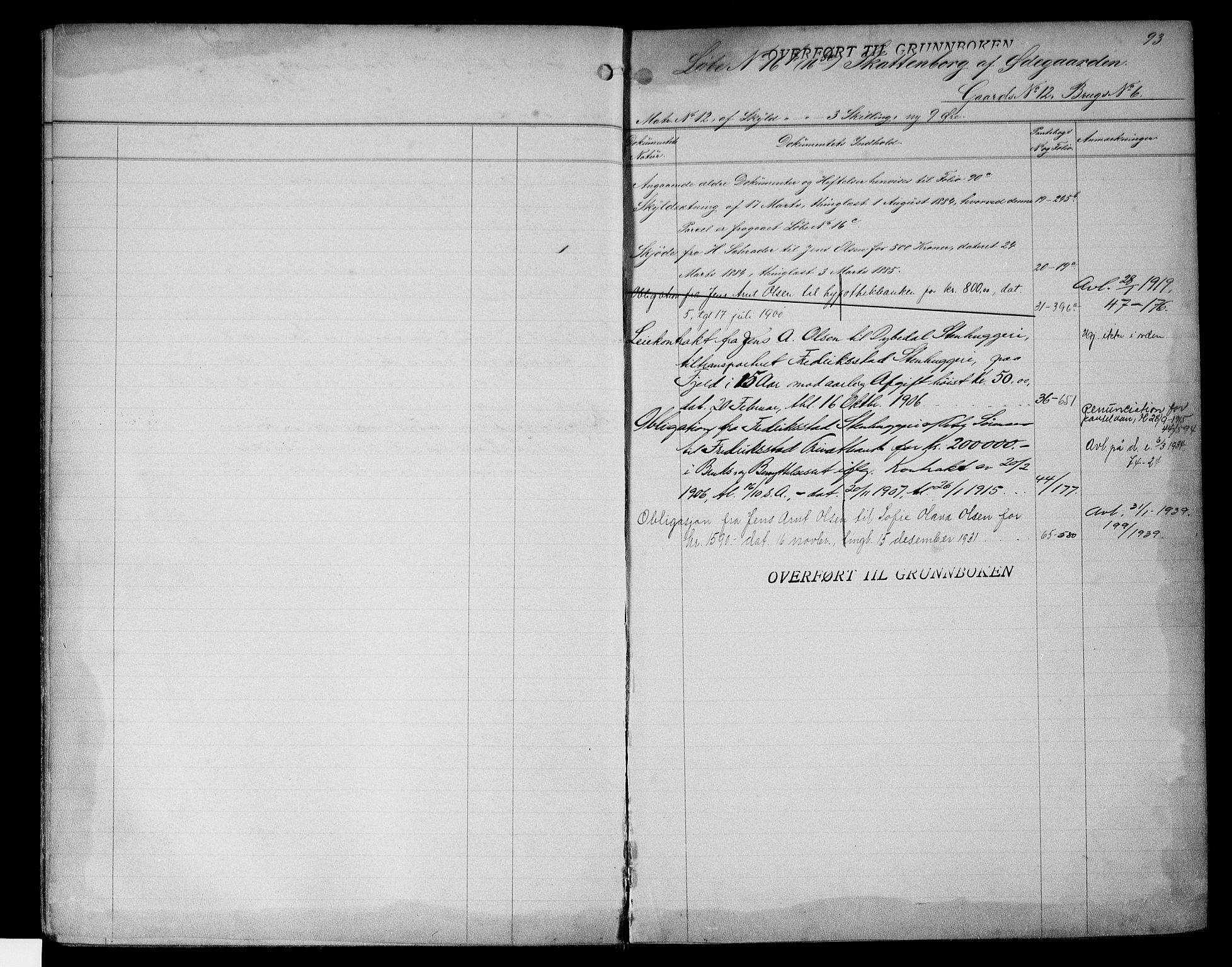 Onsøy sorenskriveri, SAO/A-10474/G/Gb/Gbc/L0001a: Mortgage register no. III 1a, 1887, p. 93