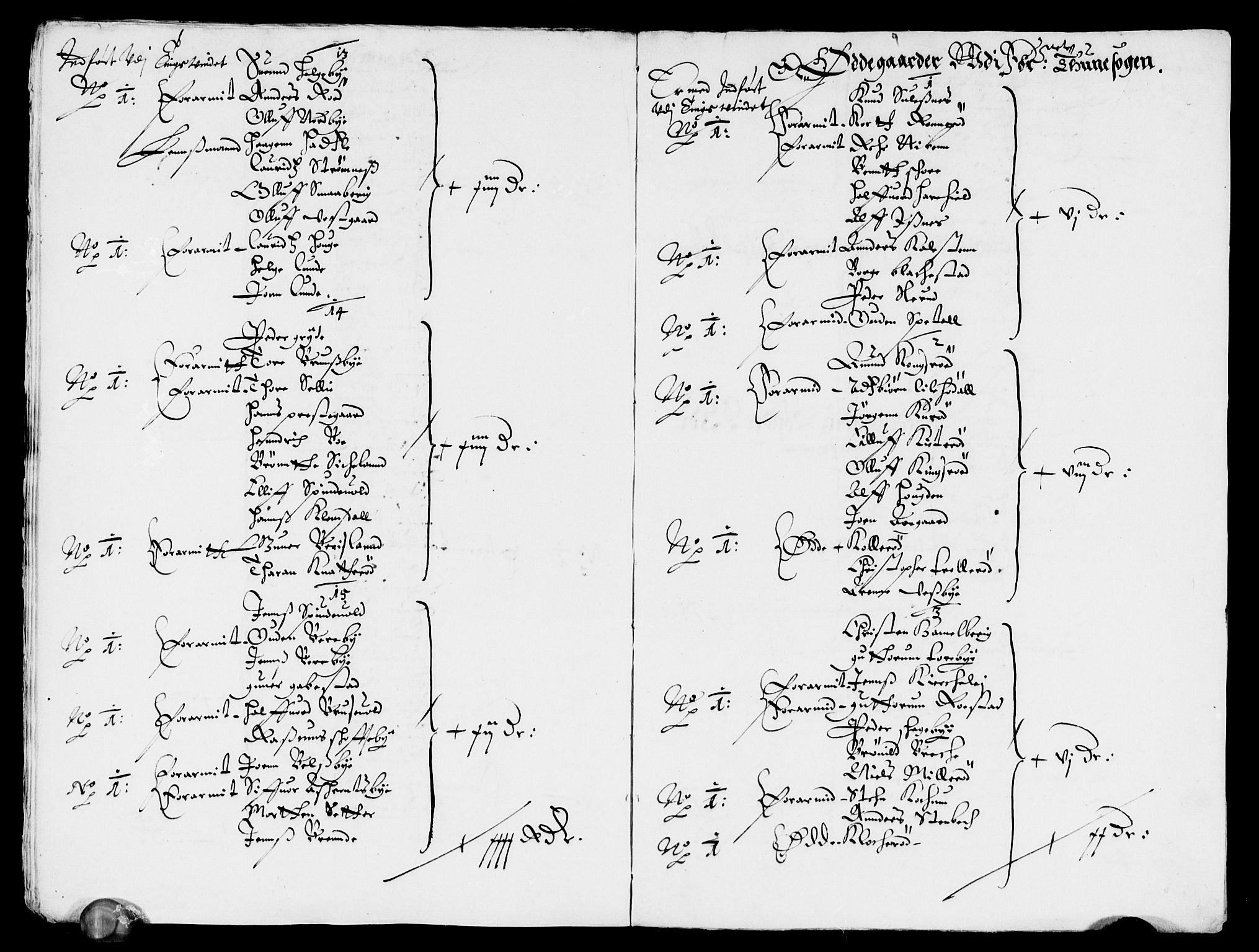 Rentekammeret inntil 1814, Reviderte regnskaper, Lensregnskaper, AV/RA-EA-5023/R/Rb/Rbc/L0005: Tune, Åbygge og Veme len, 1642-1644