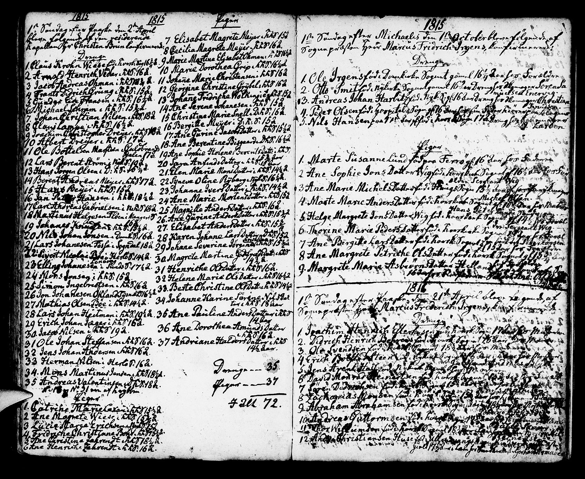 Korskirken sokneprestembete, SAB/A-76101/H/Haa/L0007: Parish register (official) no. A 7, 1736-1839, p. 112