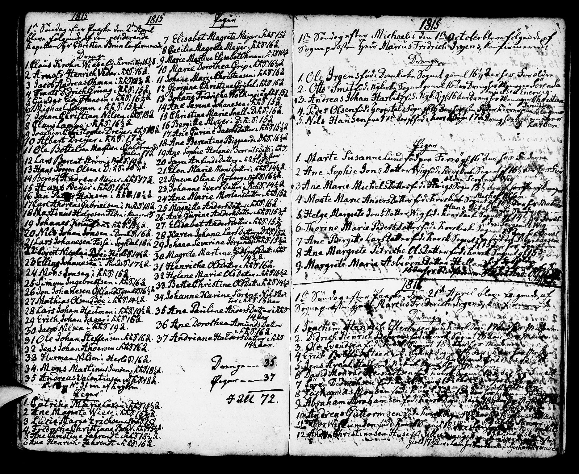 Korskirken sokneprestembete, AV/SAB-A-76101/H/Haa/L0007: Parish register (official) no. A 7, 1736-1839, p. 112