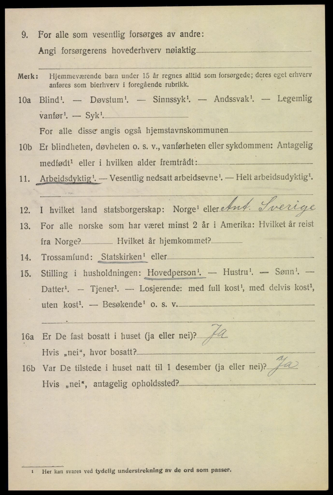 SAKO, 1920 census for Gjerpen, 1920, p. 14031