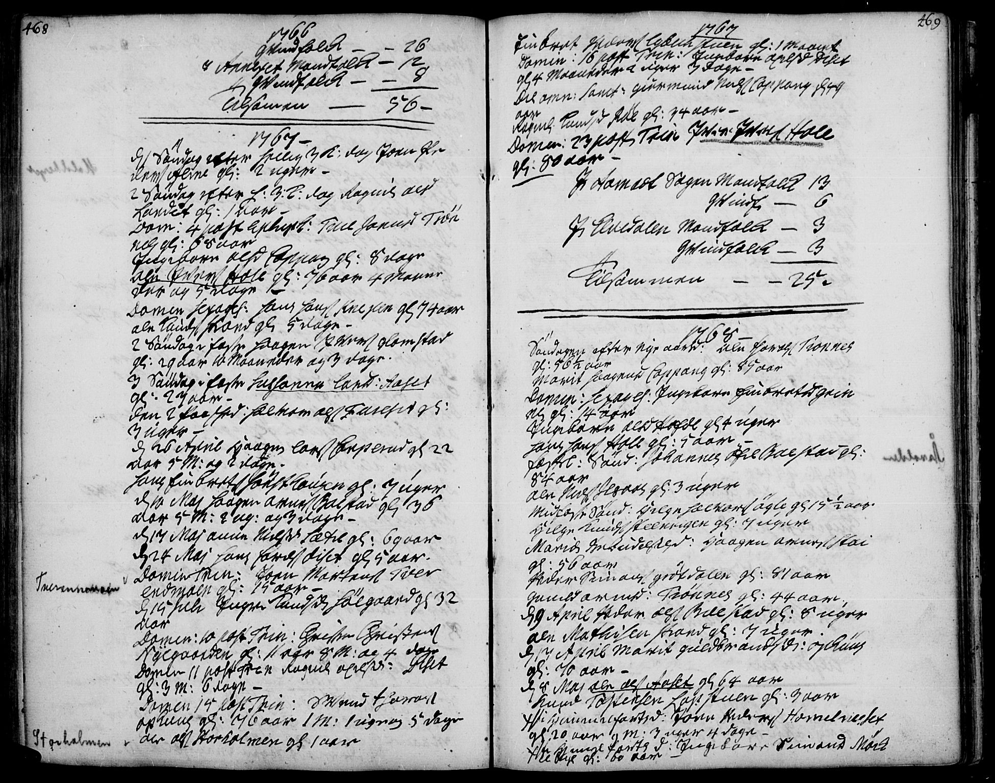 Åmot prestekontor, Hedmark, AV/SAH-PREST-056/H/Ha/Haa/L0002: Parish register (official) no. 2, 1734-1779, p. 468-469