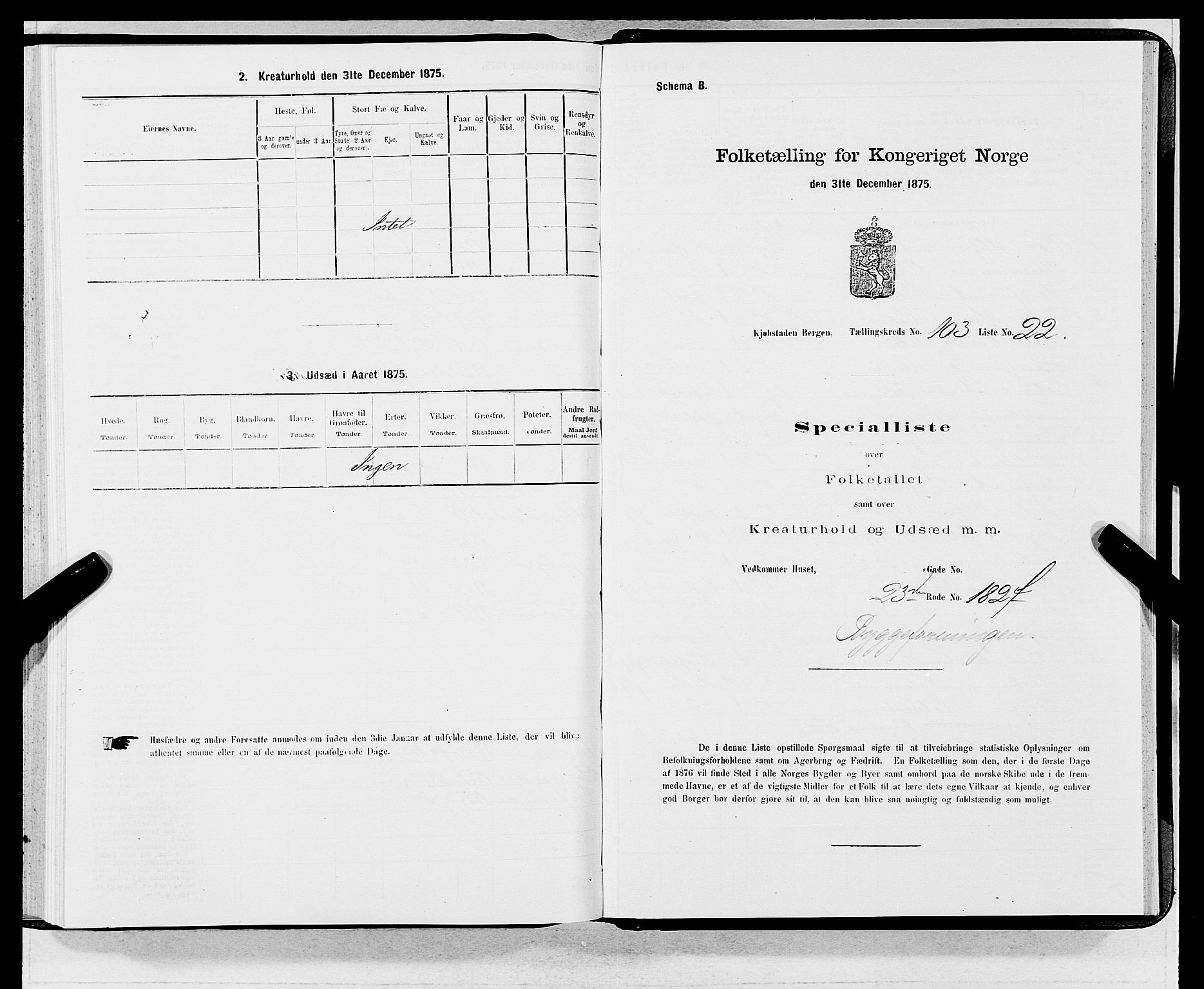 SAB, 1875 census for 1301 Bergen, 1875, p. 5627