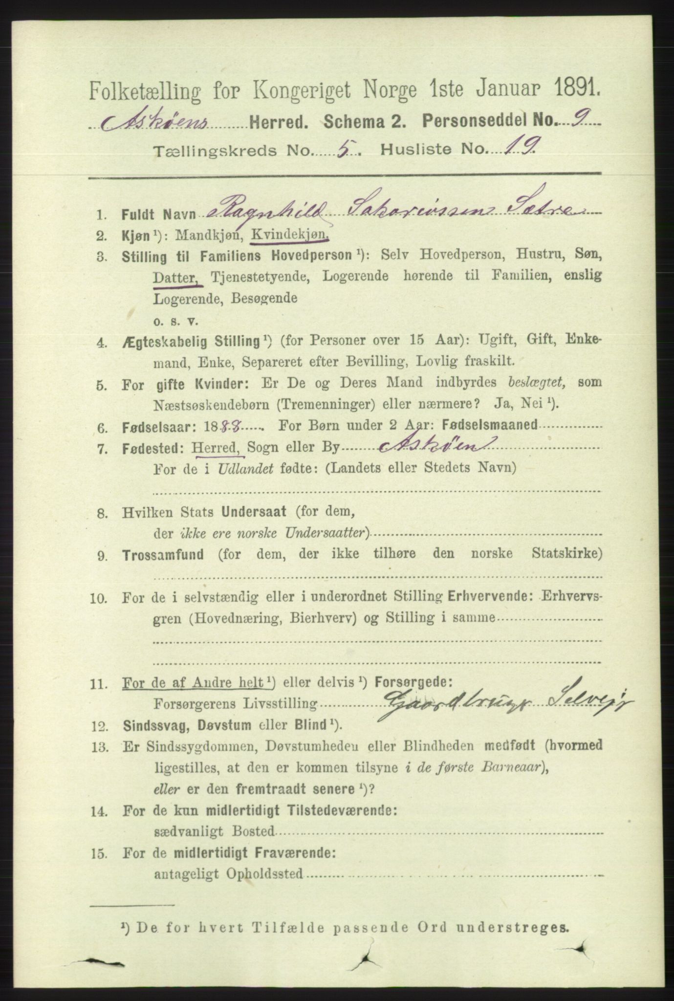 RA, 1891 census for 1247 Askøy, 1891, p. 3607