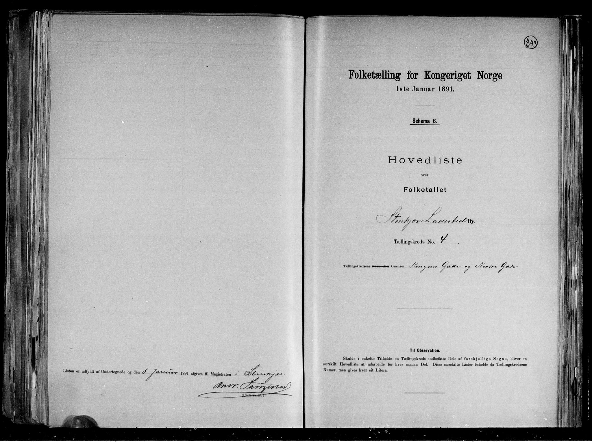 RA, 1891 census for 1702 Steinkjer, 1891, p. 11