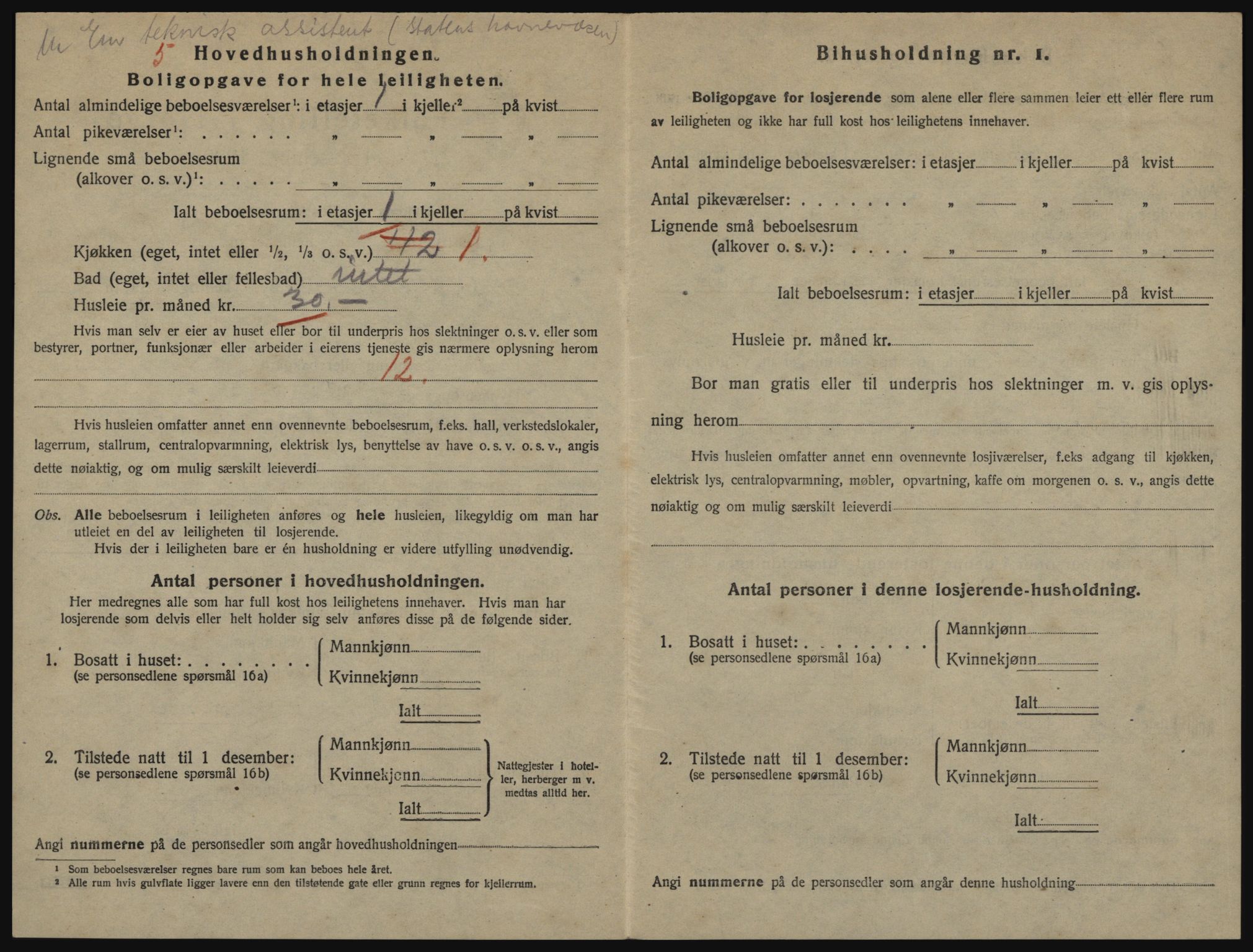 SATØ, 1920 census for Hammerfest, 1920, p. 1593