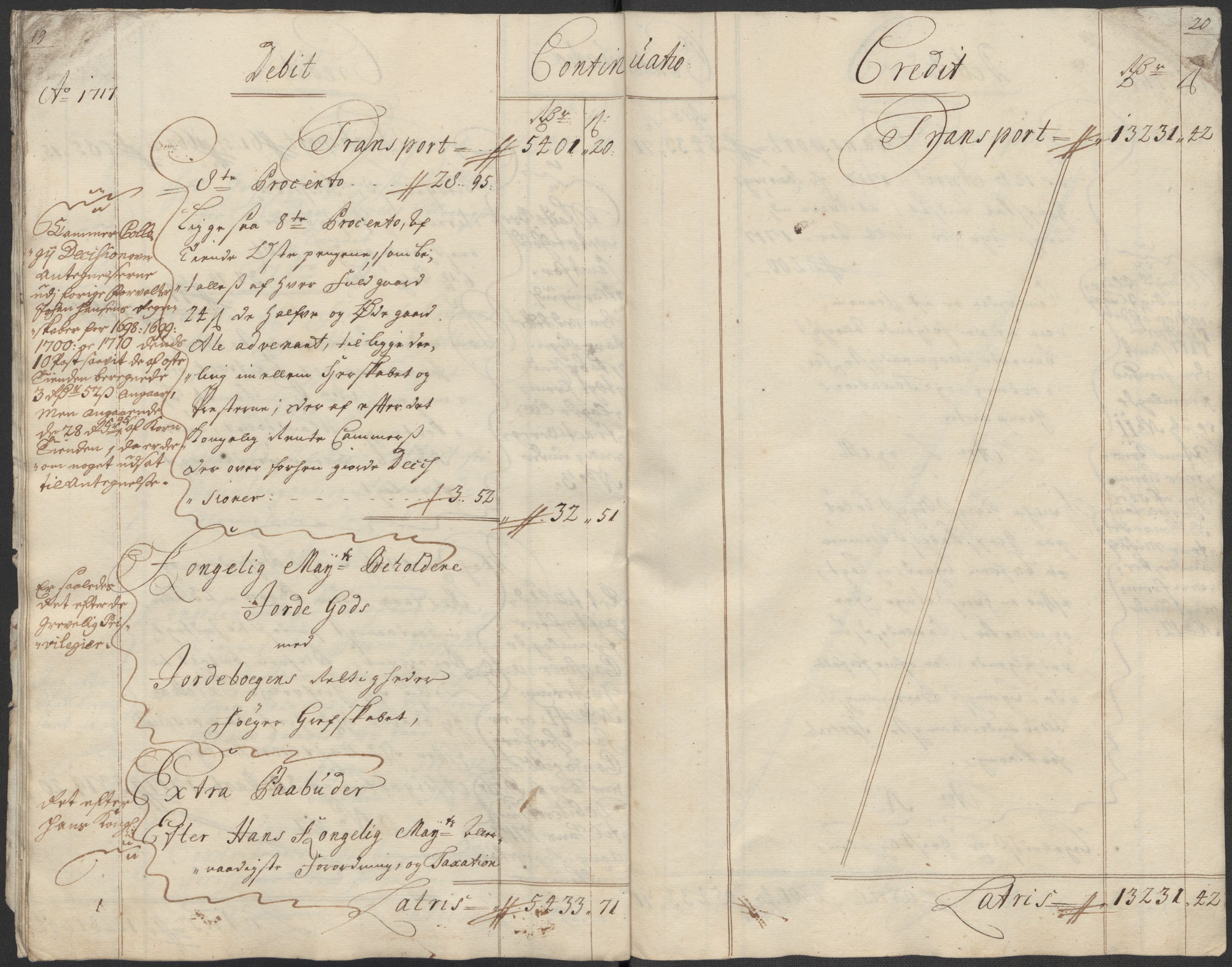 Rentekammeret inntil 1814, Reviderte regnskaper, Fogderegnskap, AV/RA-EA-4092/R33/L1987: Fogderegnskap Larvik grevskap, 1716-1717, p. 349