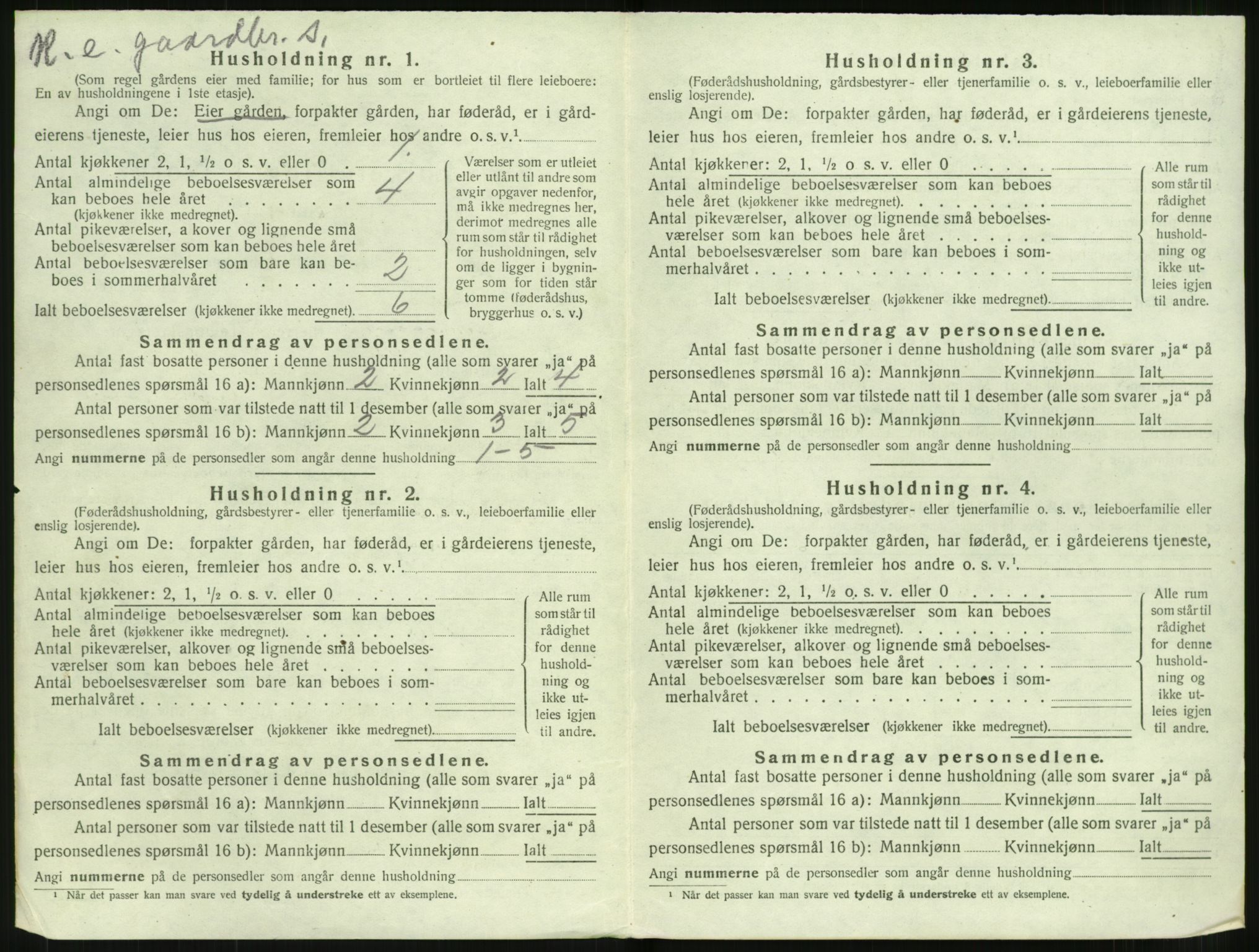 SAT, 1920 census for Ørskog, 1920, p. 39