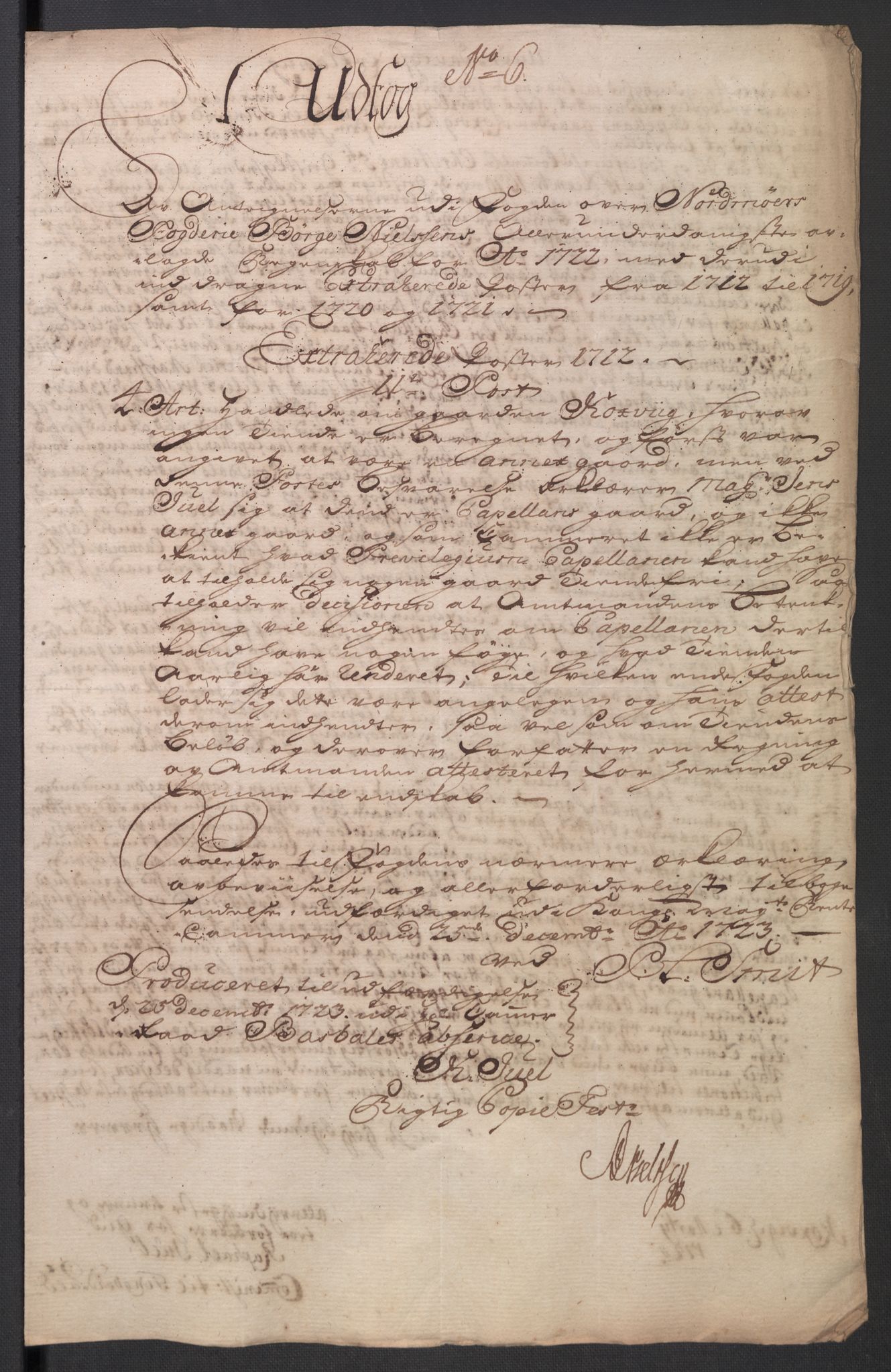 Rentekammeret inntil 1814, Reviderte regnskaper, Fogderegnskap, AV/RA-EA-4092/R56/L3755: Fogderegnskap Nordmøre, 1722, p. 406