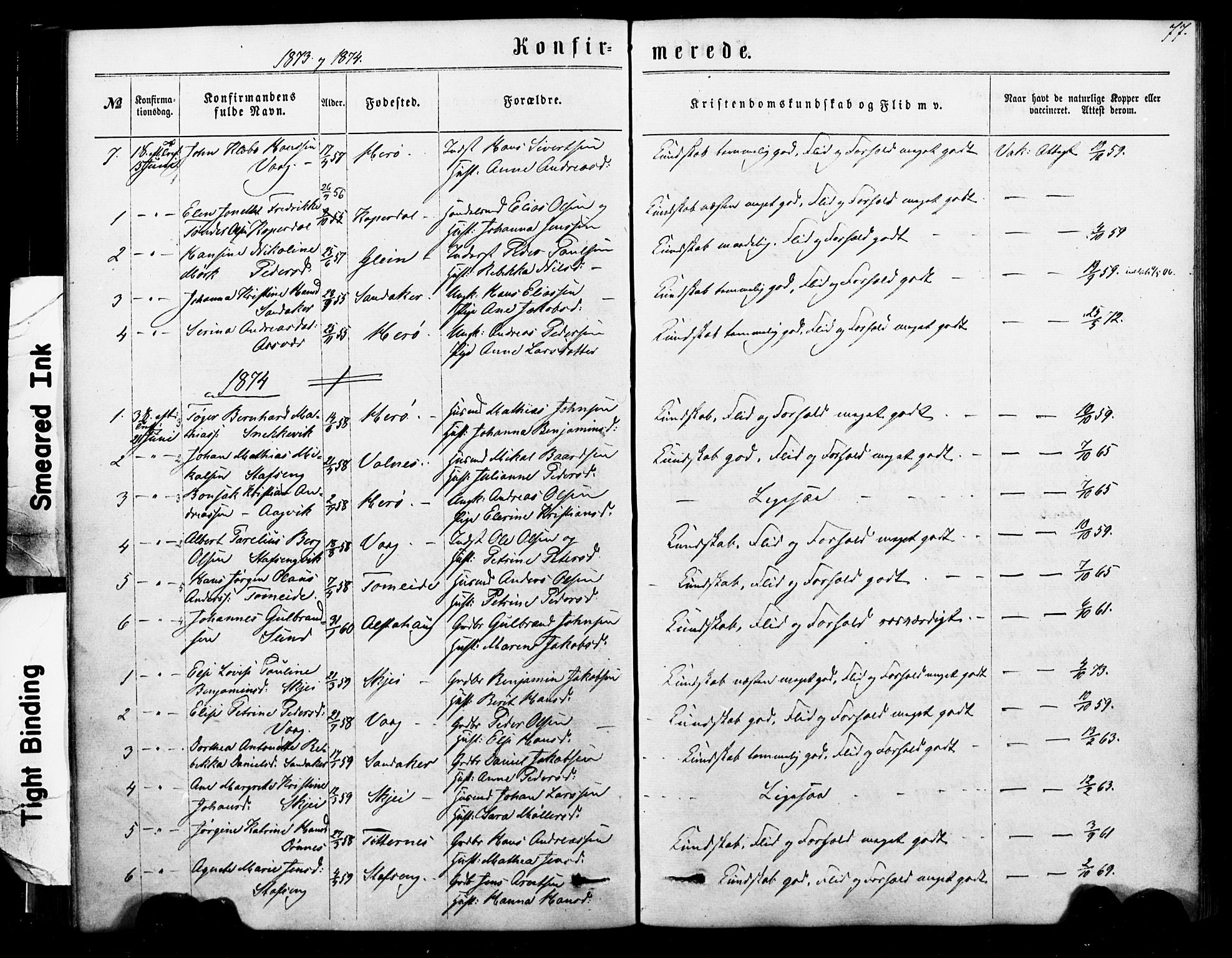 Ministerialprotokoller, klokkerbøker og fødselsregistre - Nordland, SAT/A-1459/835/L0524: Parish register (official) no. 835A02, 1865-1880, p. 77