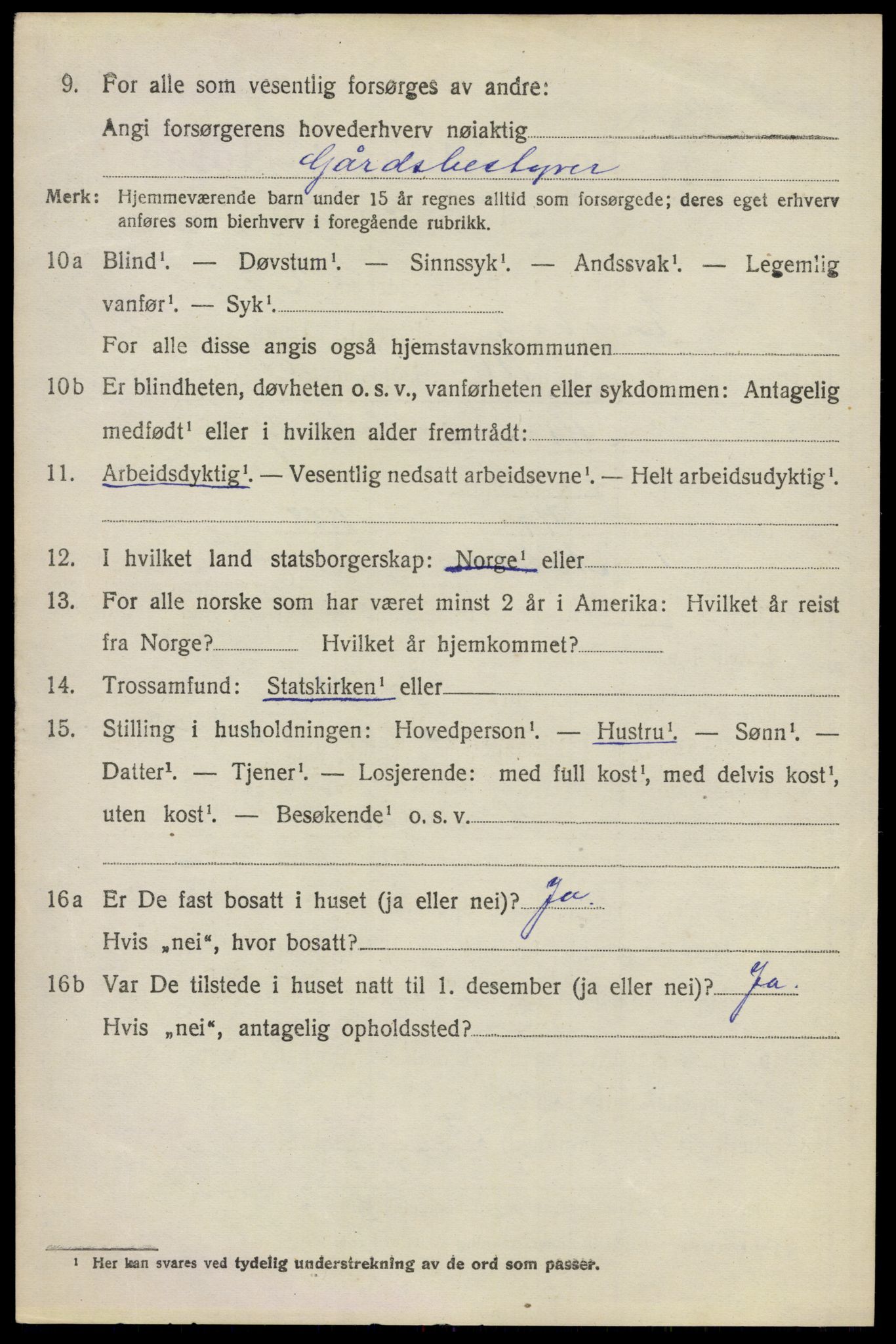 SAO, 1920 census for Enebakk, 1920, p. 6080